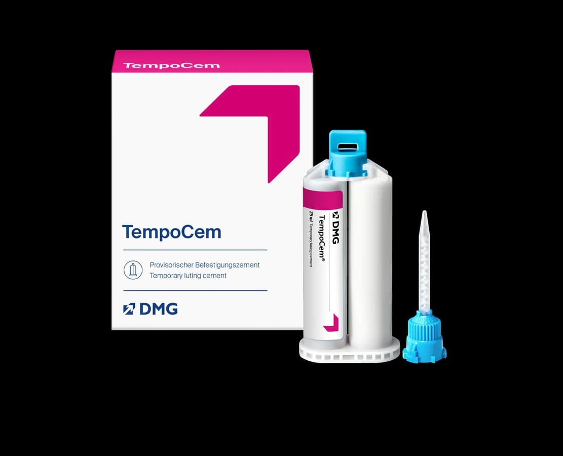TempoCem Automix Temporary Cement Refill Kit, Zinc Oxide Eugenol, 25 ml Cartridge + 40 Mixing Tips, 110300 thumbnail 2