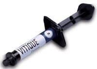 Vitique Resin Luting Cement, Transparent Base Refill, 6 g Syringe with 10 Veneer Tips, 213043 - Vitique Cement Transparent Refill 6g Syringe - Image 1