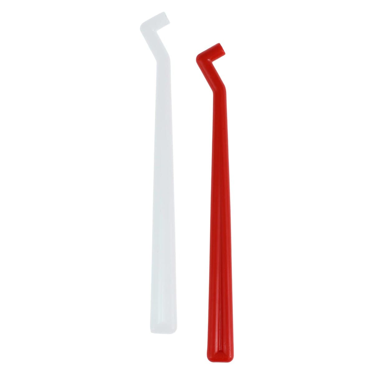 Zenith Brush Tips Handle, Rigid Plastic, Autoclavable, White, 2/Pk, #61103 thumbnail 2