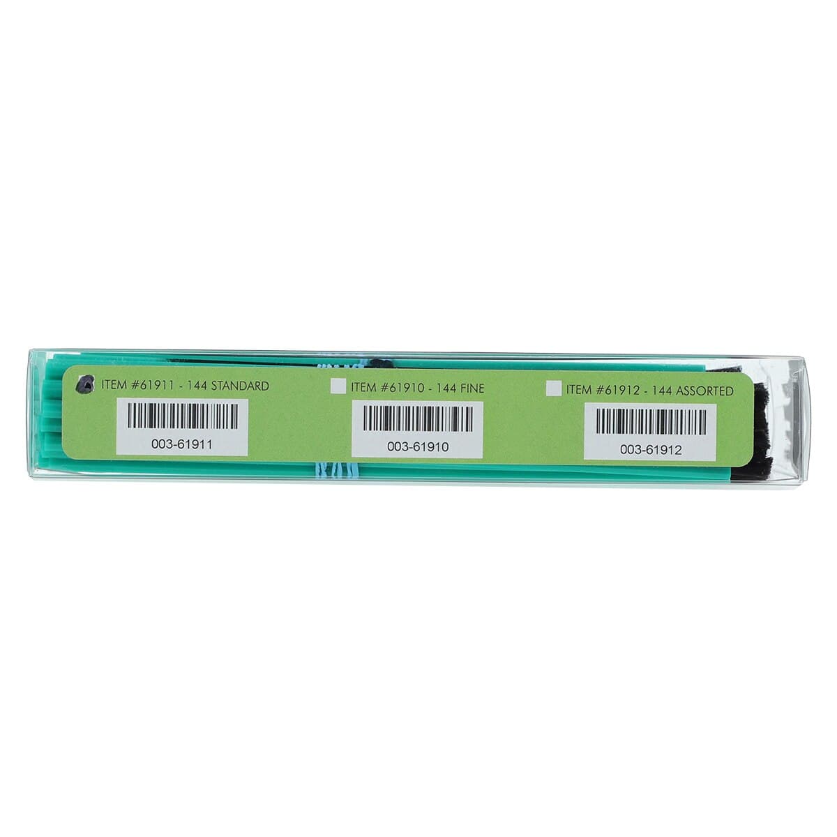 DMG America Zenith I.B. Brush Disposable Bendable Applicator Brushes, Standard (Green), 144/Box, 61911 thumbnail 3