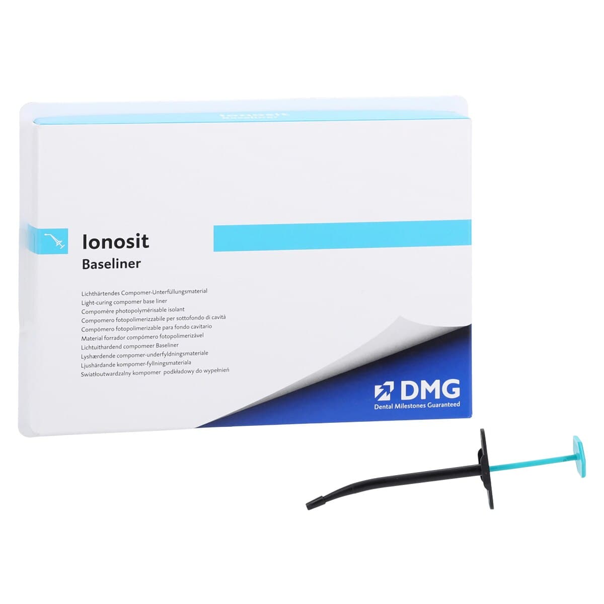 Ionosit Baseliner Light-Cured Compomer Base/Liner, Office Pack, 0.3 g Syringes (10), 210911 thumbnail 2
