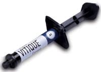 Vitique Resin Cement, Shade A1, Base Refill, 6g Syringe with 10 Veneer Tips, 213038 - Vitique Cement A1 Refill 6g Syringe - Image 1