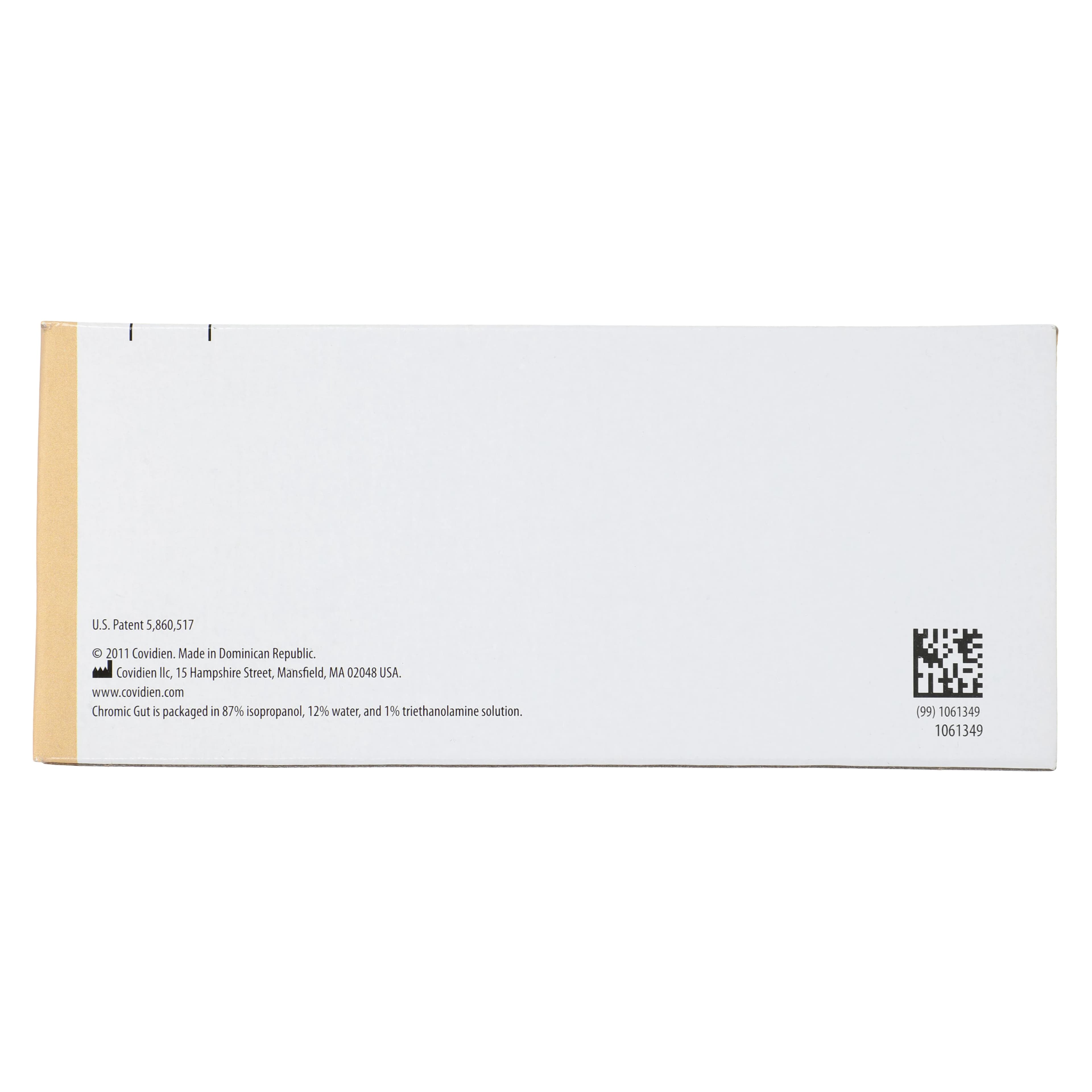 Surgigut Chromic Gut Suture, 2-0, 30", Absorbable, Undyed, V-20 Taper Point 1/2 Circle Needle 26mm, 36/Case thumbnail 7