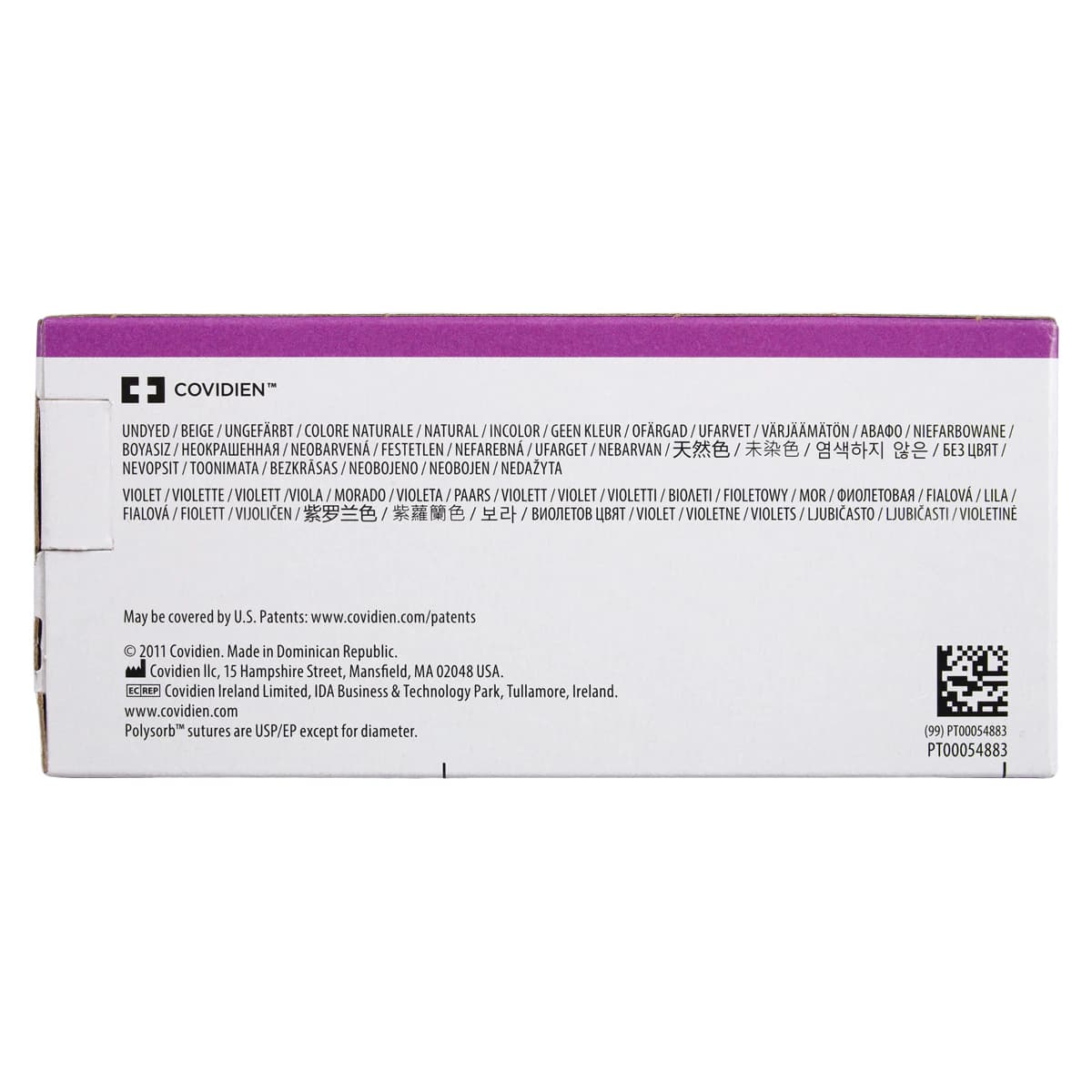 Medtronic Polysorb Absorbable Suture, 4-0, 18", P-11 Premium Reverse Cutting 3/8 Circle Needle 16mm, Undyed, 12/Case thumbnail 6