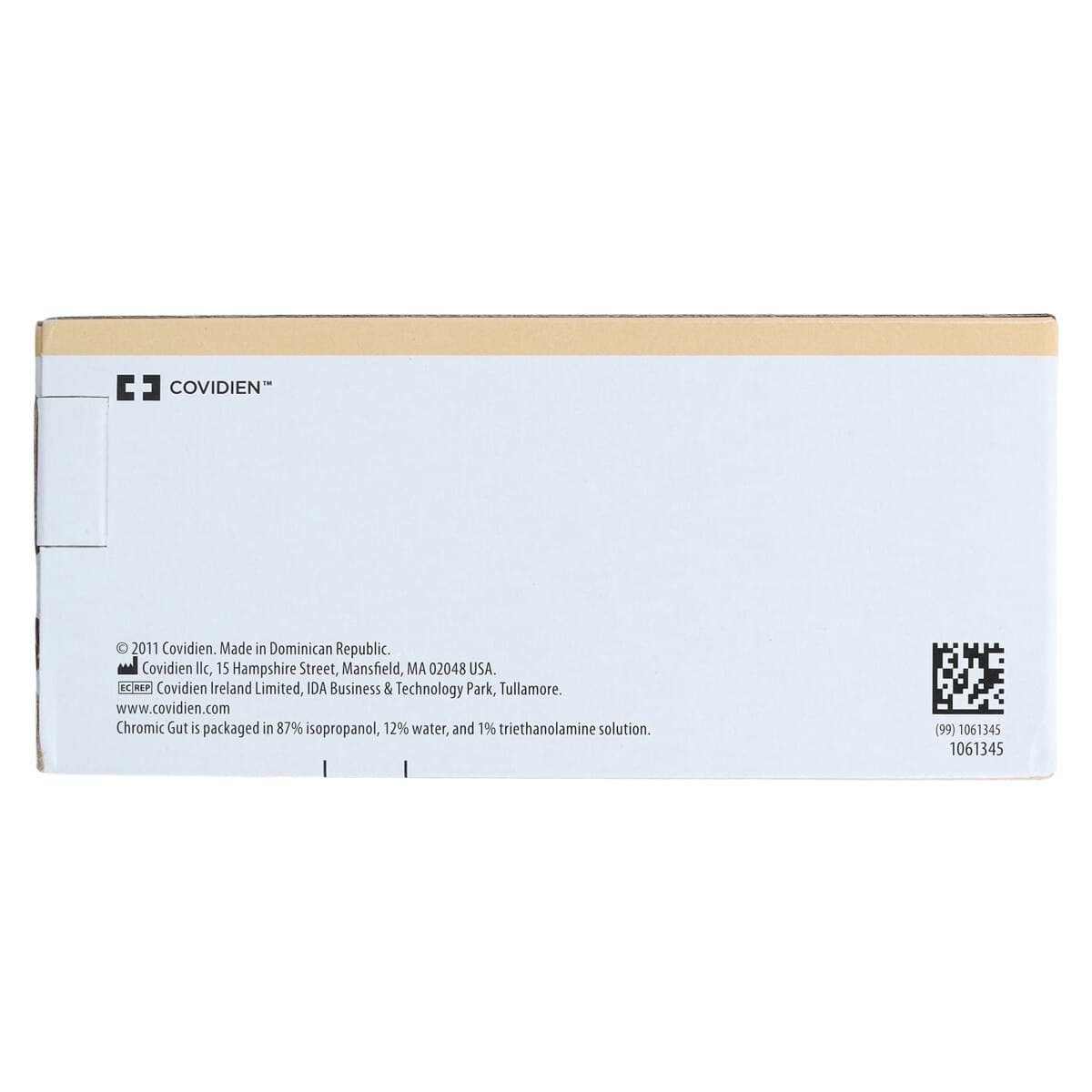 Surgigut Chromic Gut Suture, 4-0, 18", P-12 Premium Reverse Cutting 3/8 Circle Needle 19mm, Undyed, 12/Package thumbnail 7