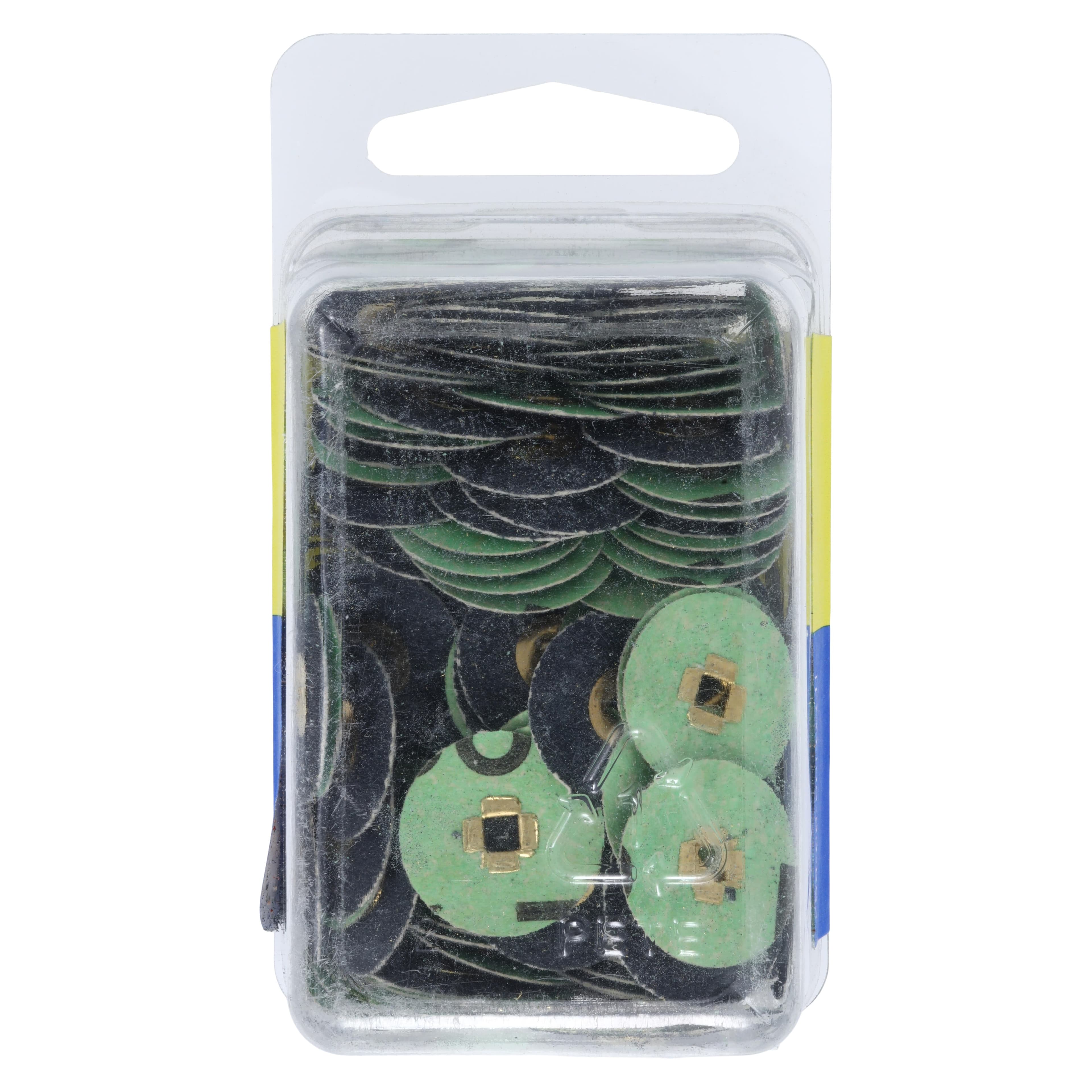 E.C. Moore Emery Paper Discs with Brass Center, 5/8" Diameter, Fine Grit, 200 per Box (BC-58-EFBB) thumbnail 2