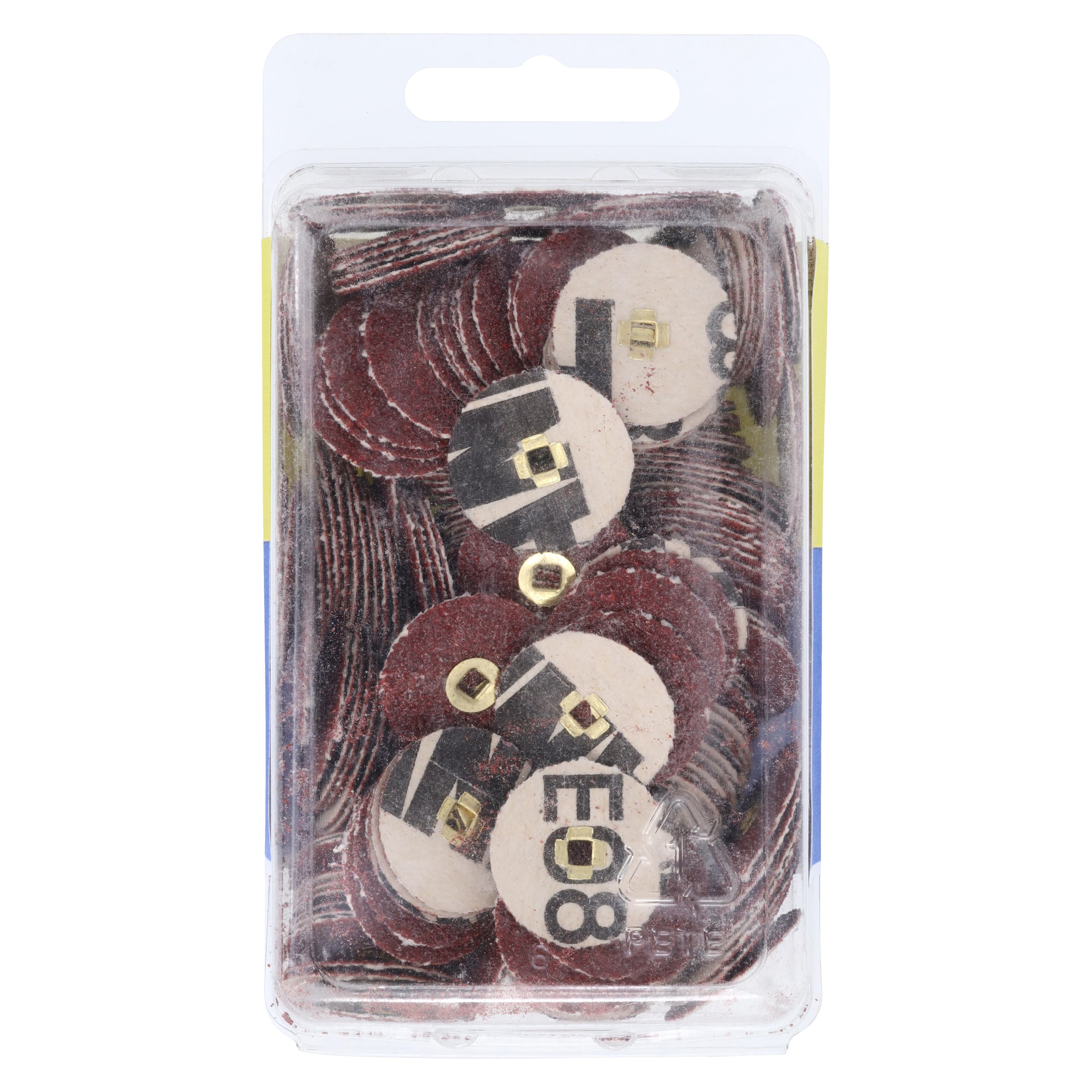 E.C. Moore Paper Discs with Brass Center, 7/8" Garnet Extra Coarse, 200/Pk thumbnail 2