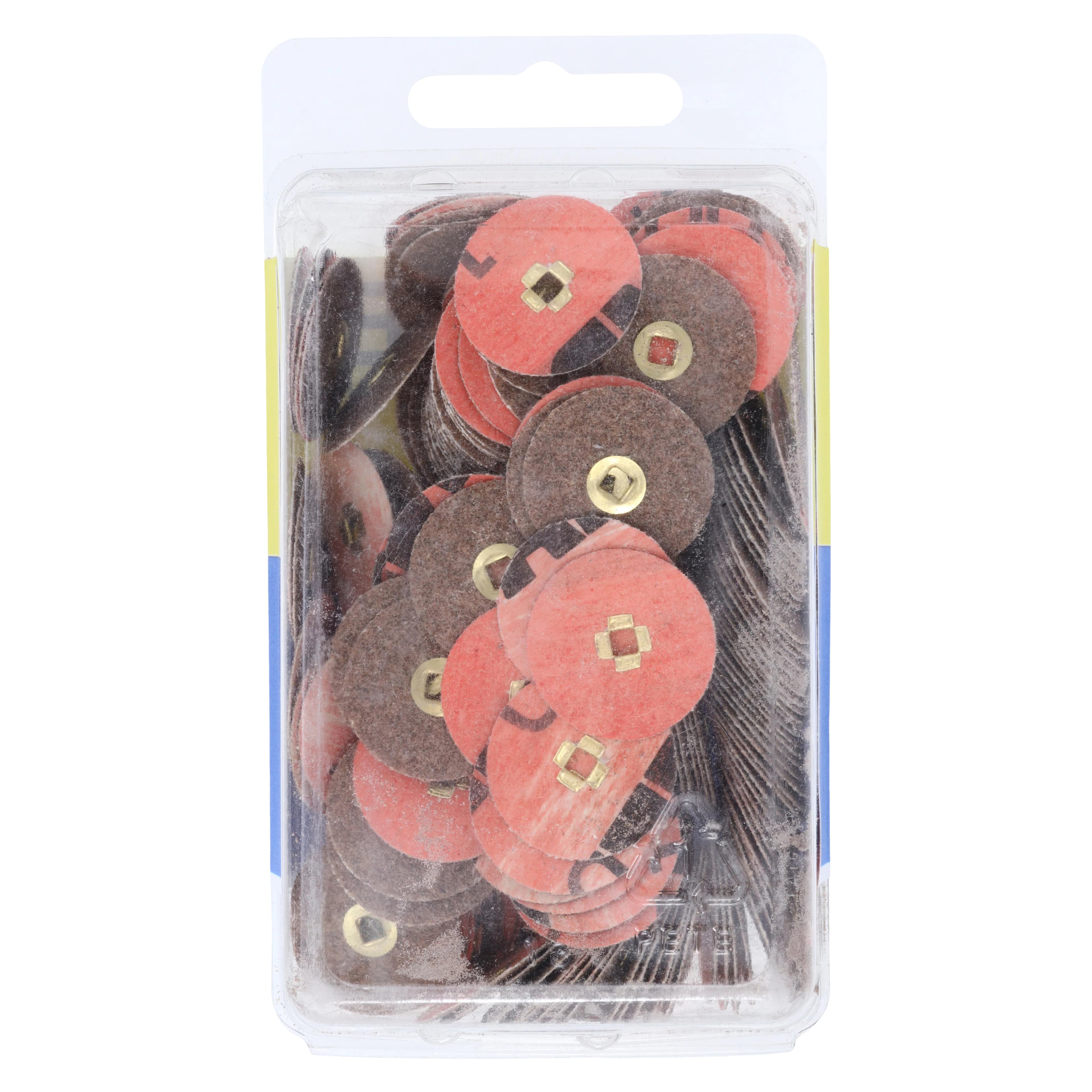 EC Moore Paper Discs, Brass Center, 7/8" Sand Coarse, 200/Pk, BC-78-SCBB thumbnail 2
