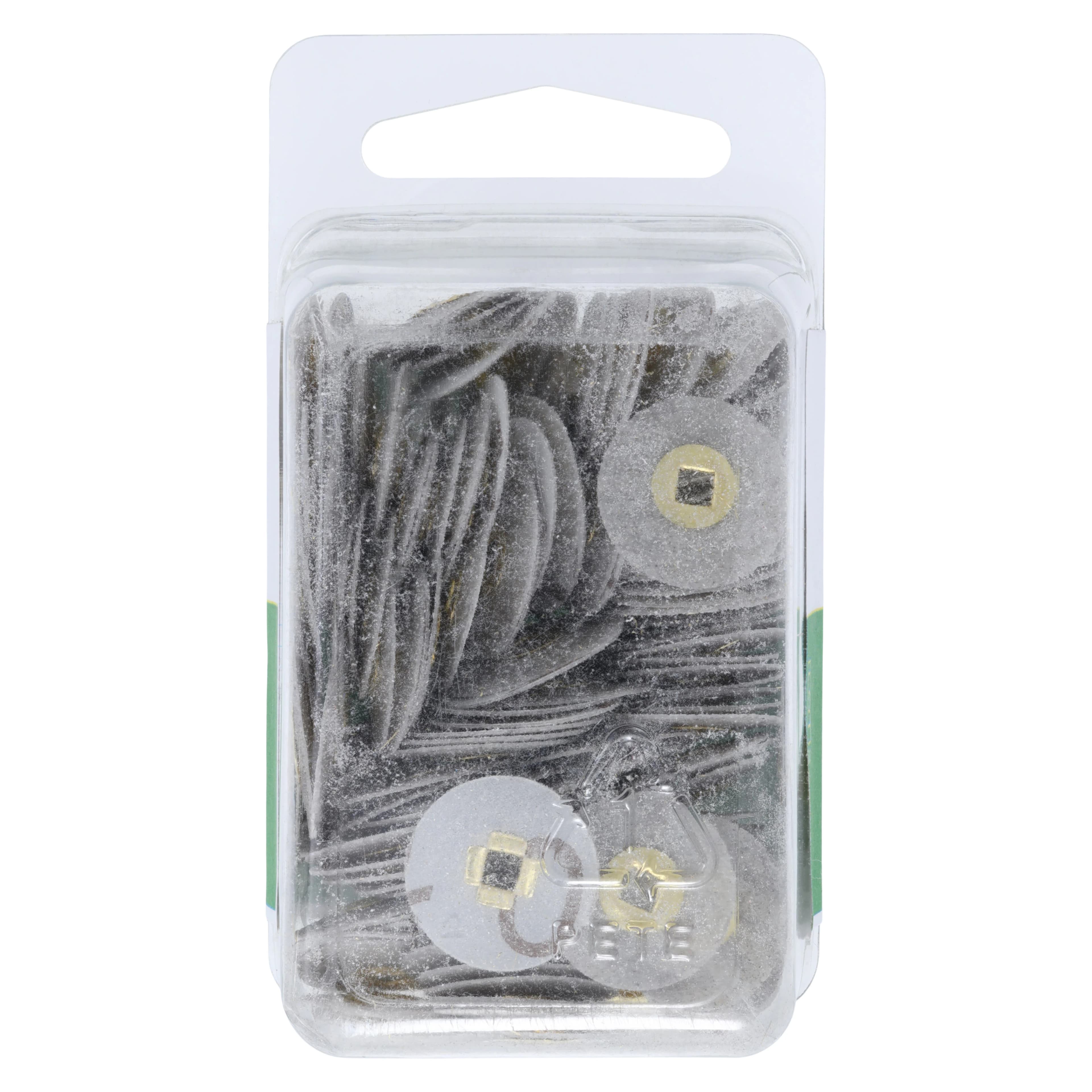 E.C. Moore Paper Discs with Brass Center, 5/8" Sand Coarse Grit, 200/Box, BC-58-SCBB thumbnail 2