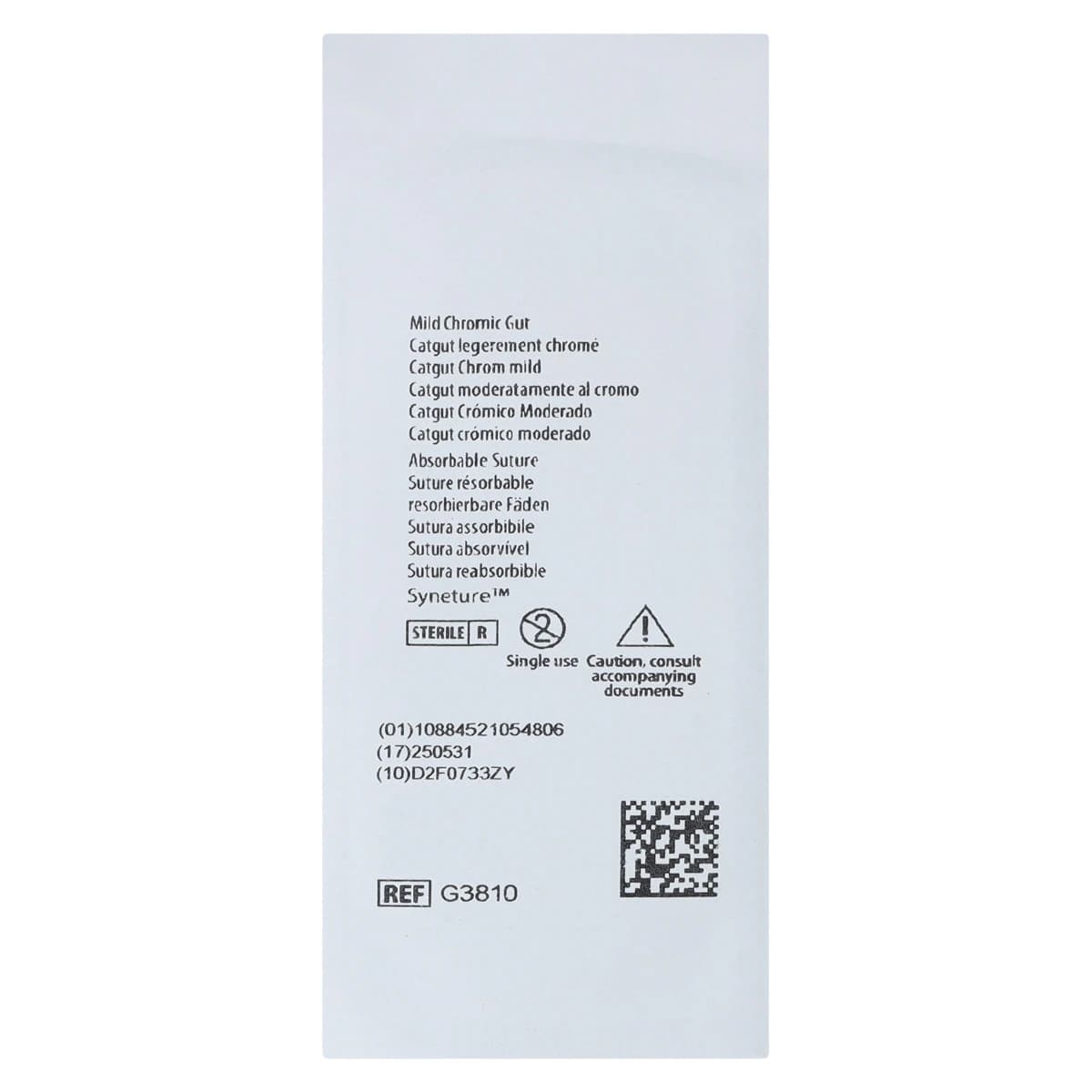 Medtronic Mild Chromic Gut Suture, 6-0, 18", C-1 Precision Reverse Cutting 3/8 Circle Needle 12mm, Undyed, 12/Case thumbnail 4