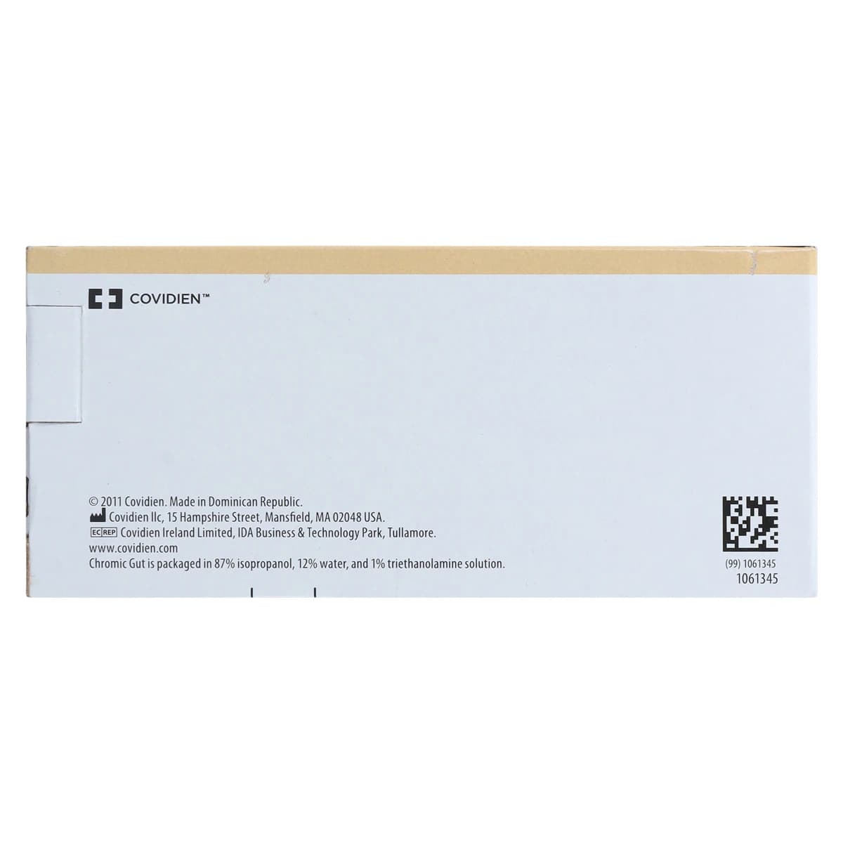 Medtronic Mild Chromic Gut Suture, 6-0, 18", C-1 Precision Reverse Cutting 3/8 Circle Needle 12mm, Undyed, 12/Case thumbnail 6