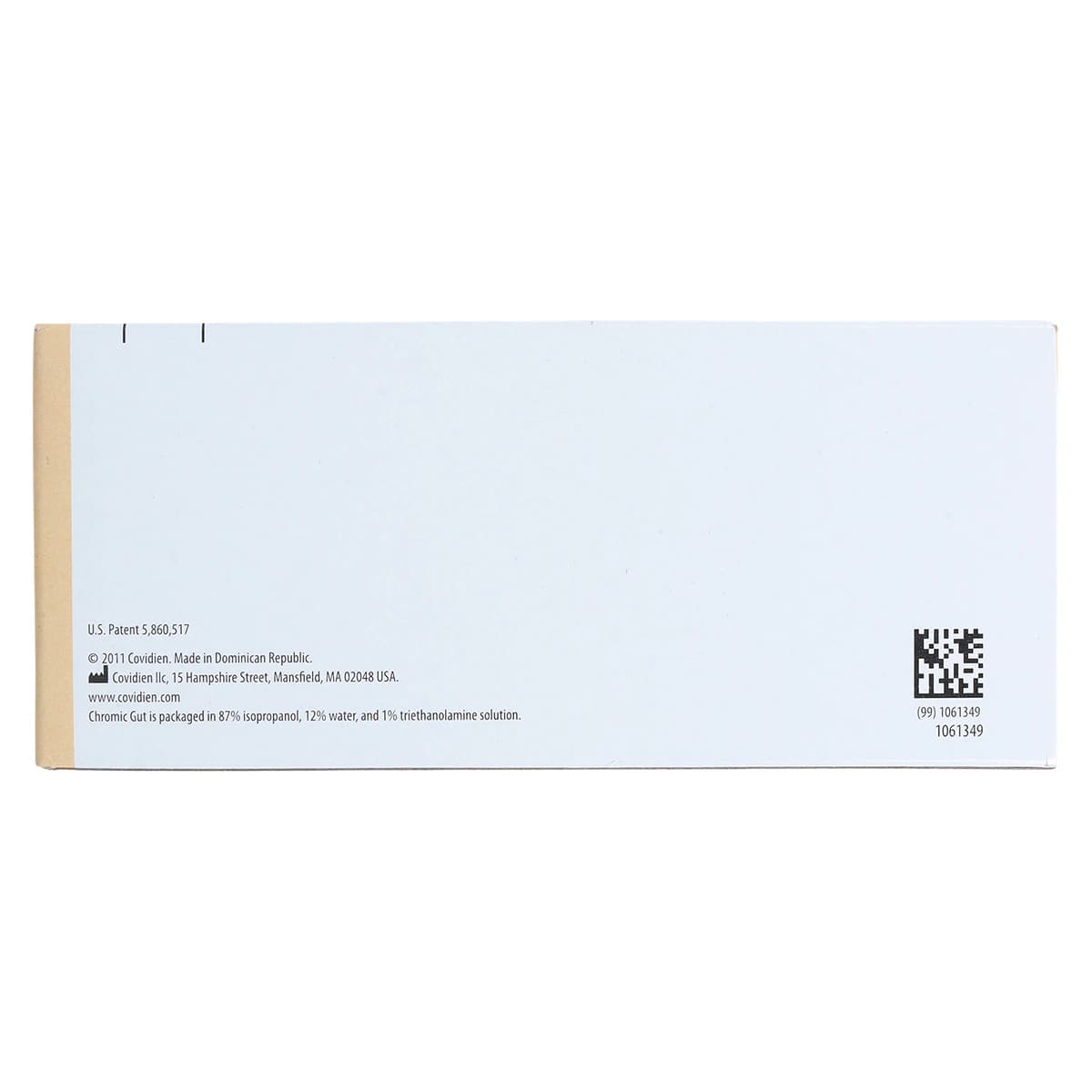 Surgigut Chromic Gut Suture, 3-0, 30" Length, C-13 Reverse Cutting 3/8 Circle Needle, 36/Pkg thumbnail 7