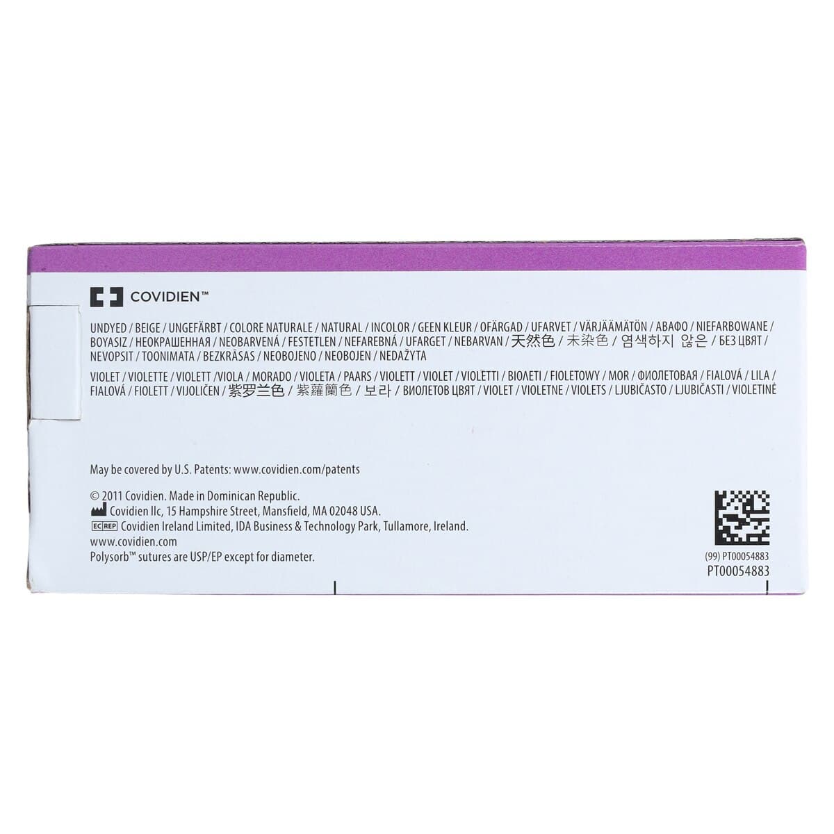Medtronic Polysorb Absorbable Suture, 4-0, 18", P-12 Premium Reverse Cutting 3/8 Circle Needle 19mm, Undyed, 12/Box thumbnail 6
