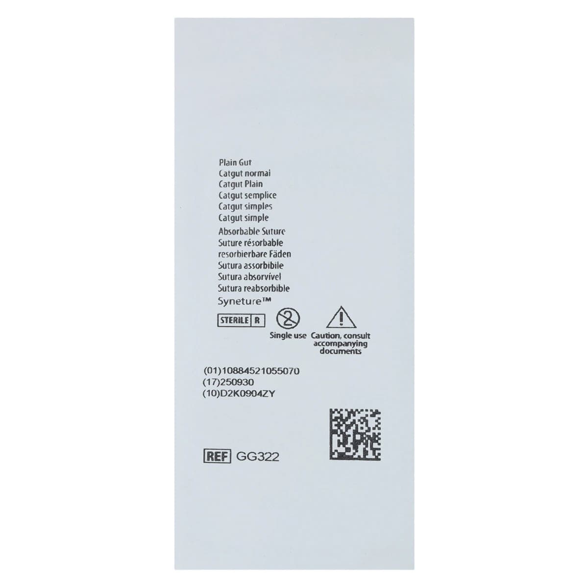 Surgigut Plain Gut Suture, 3-0, 30", Undyed, V-20 Taper Point 1/2 Circle Needle 26mm, 36/Case thumbnail 4