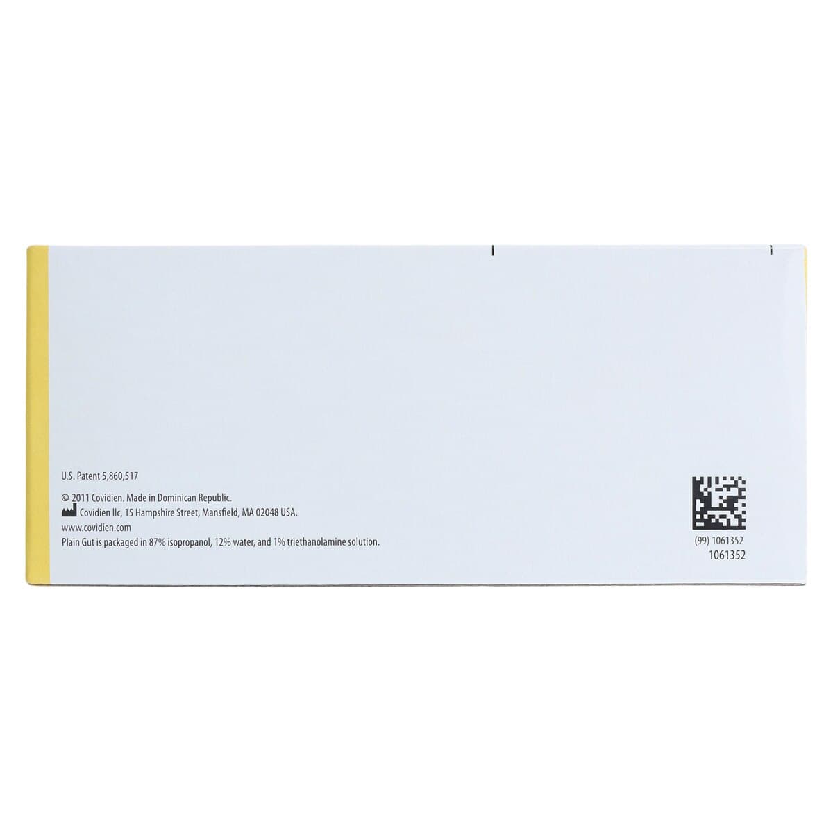 Surgigut Plain Gut Suture, 3-0, 30", Undyed, V-20 Taper Point 1/2 Circle Needle 26mm, 36/Case thumbnail 7