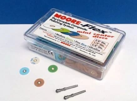 E.C. Moore Moore-Flex Mini Interproximal Finishing Discs, 1/2" Coarse, White, 100/Box, BC-12-1C4 thumbnail 2