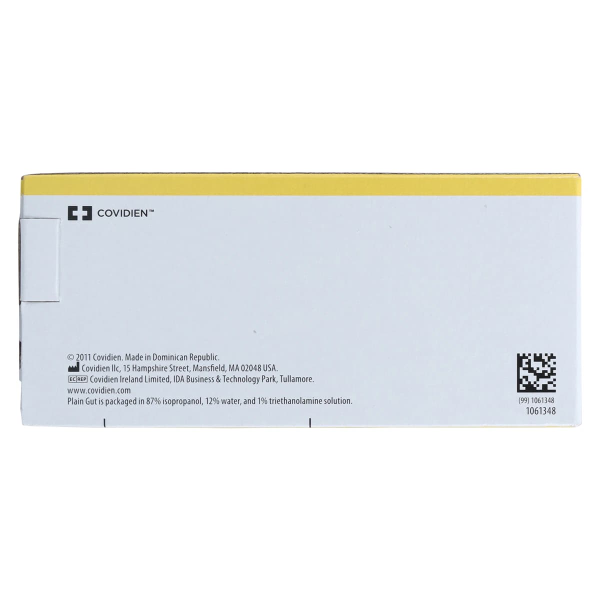 Surgigut Plain Gut Suture, 6-0, 18", Undyed, HE-1 Reverse Cutting 3/8 Circle Needle 11mm, 12/Case thumbnail 7