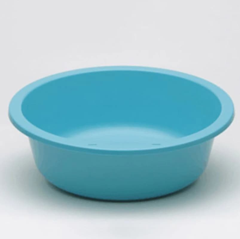 Medegen Medical Products Wash Basin, Round, Polypropylene, Blue, 6 qt - Basin Wash Stainless Steel 6Q - Image 1