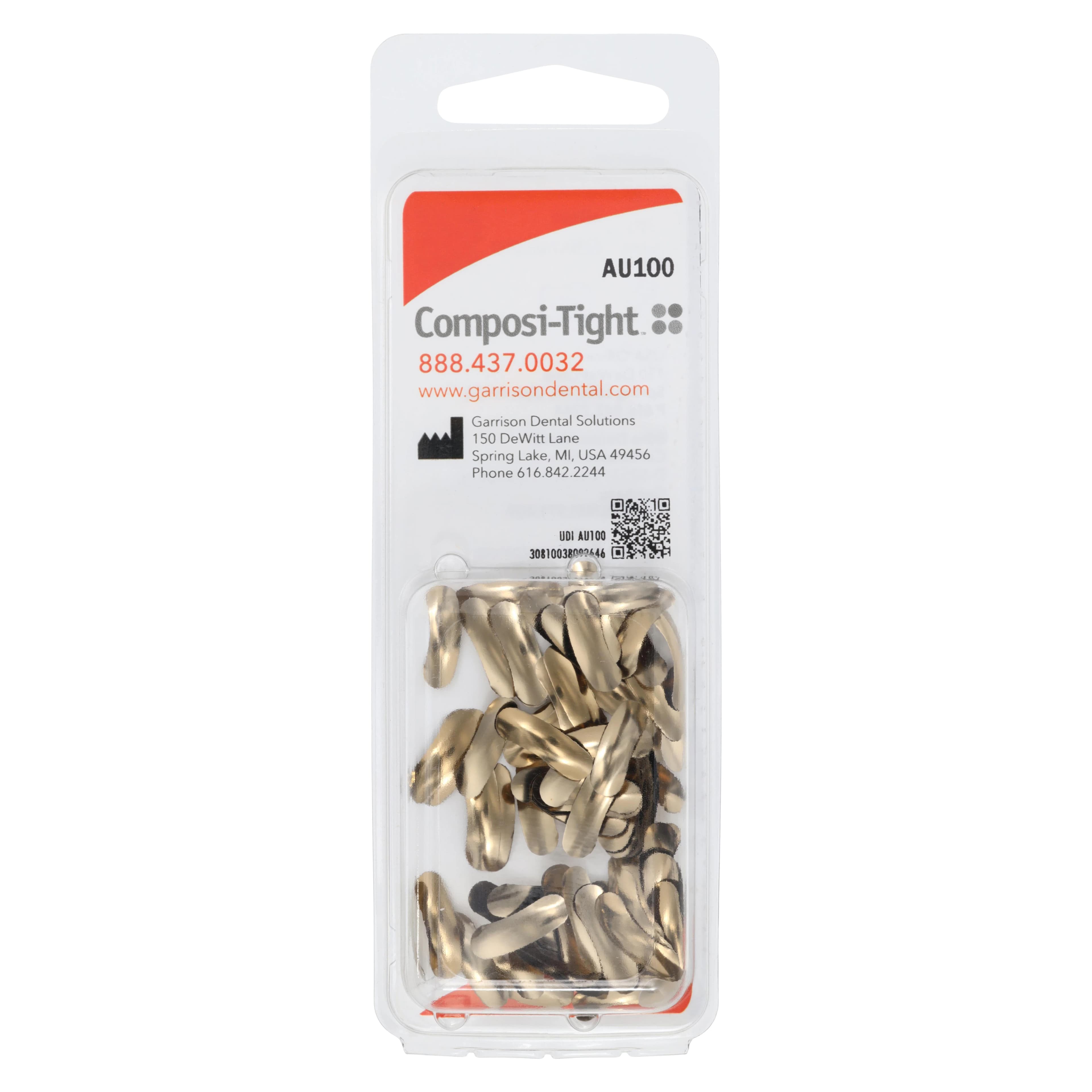 Composi-Tight Gold Bicuspid Matrix Bands, 4.6 mm, 100/Pk, AU100 thumbnail 3