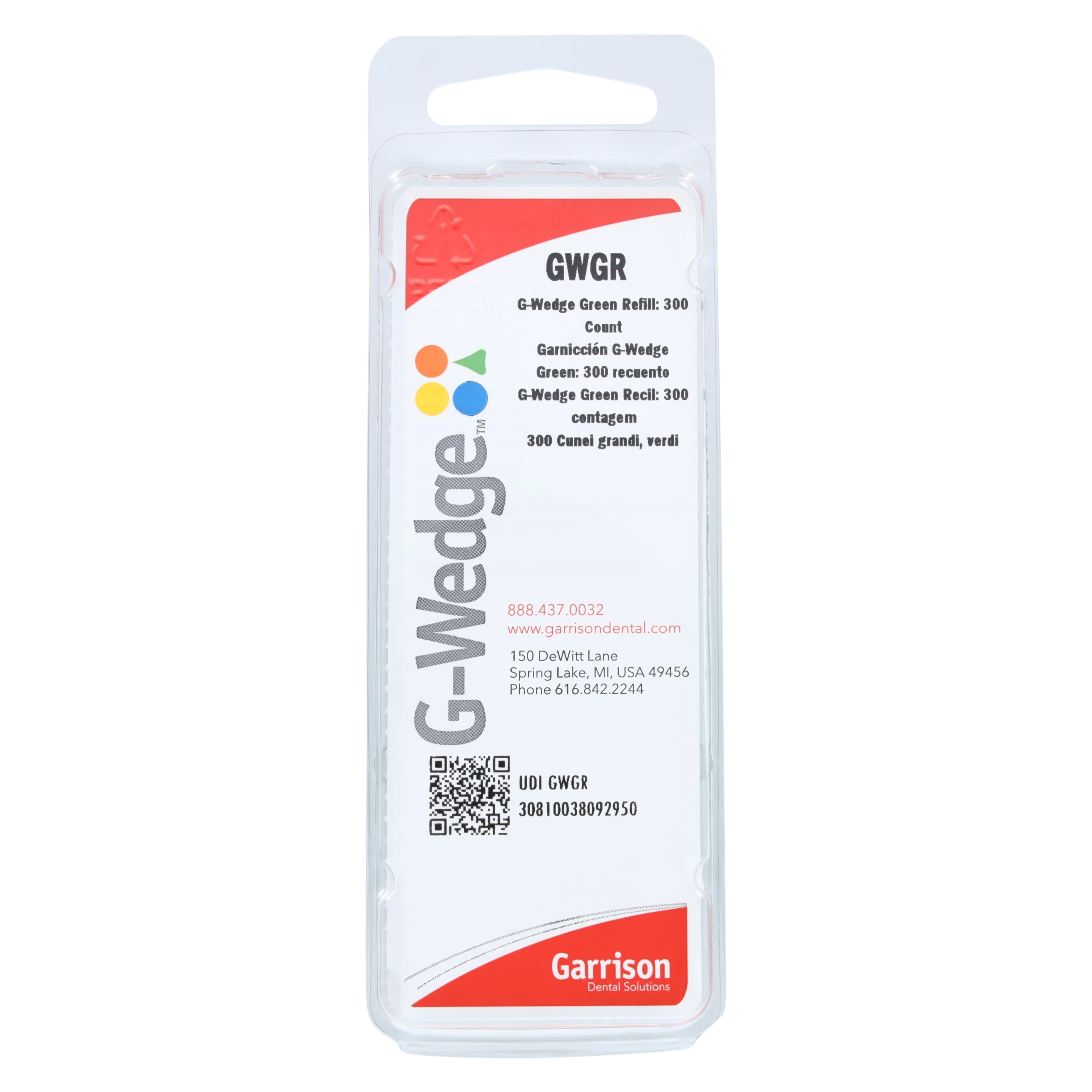 G-Wedge Green/Large Bulk Refill, 300/Pack, GWGR thumbnail 3