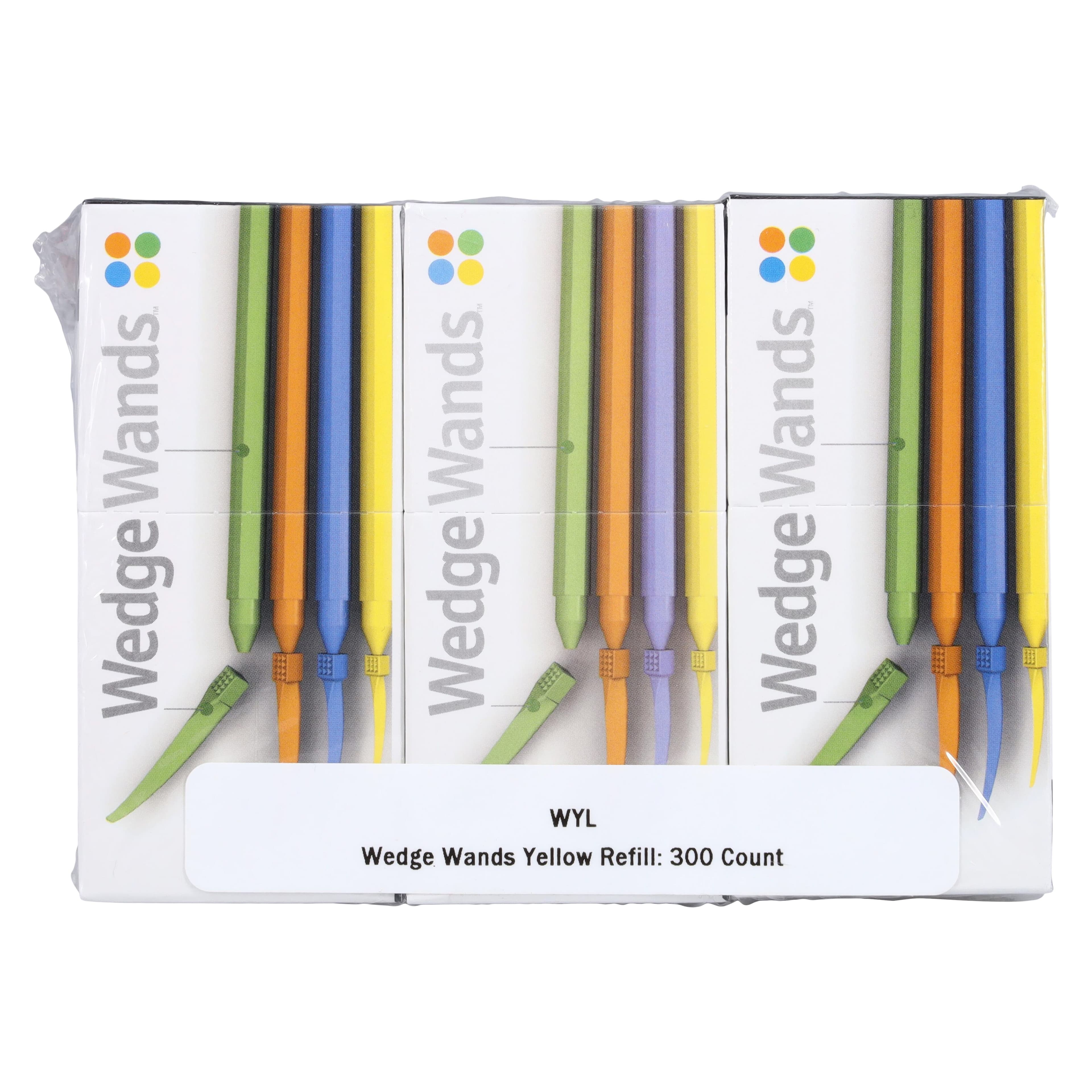 Garrison Dental Solutions Wedge Wands Opaque Refill, Extra Small (X-Small), Yellow, 300/Box, WYL thumbnail 3
