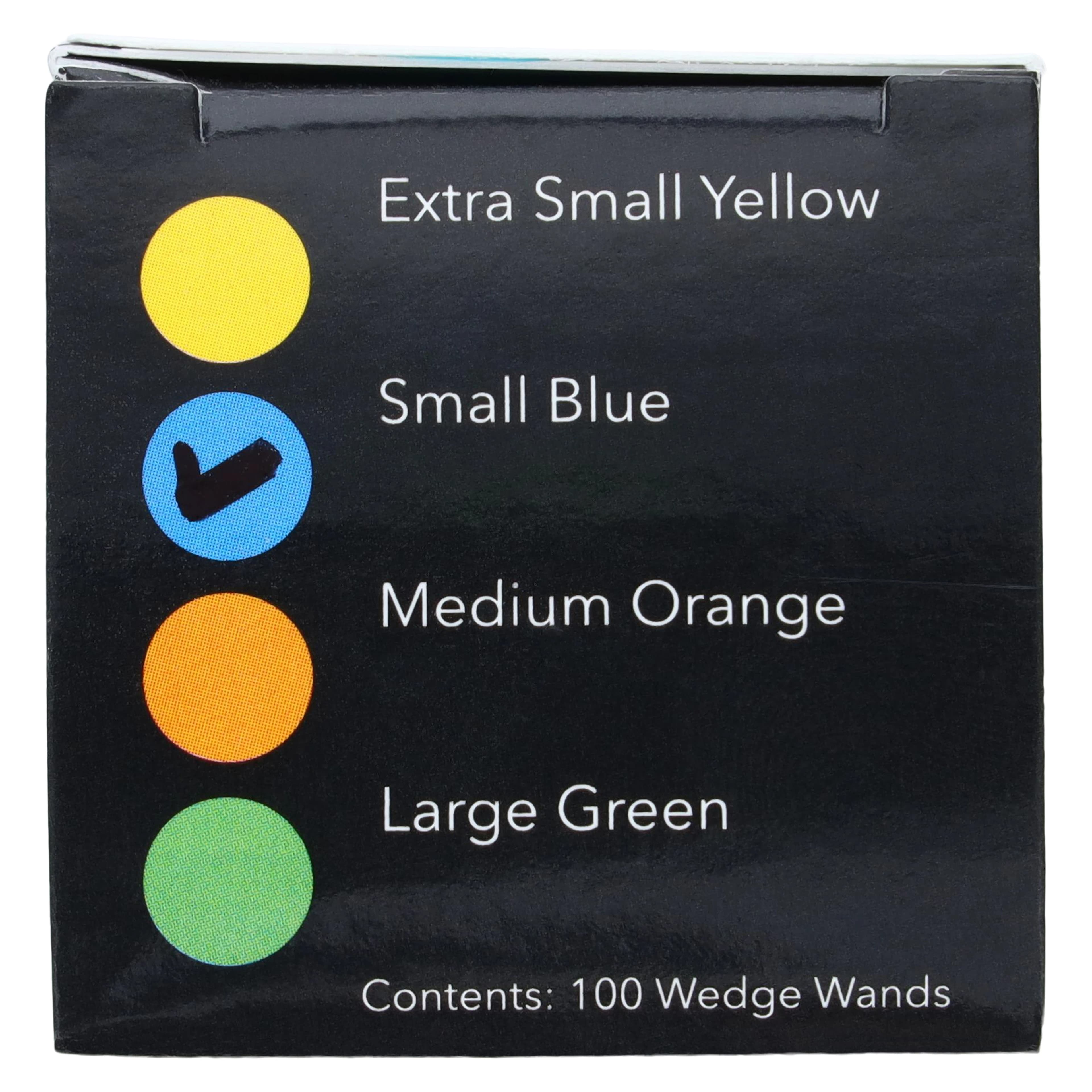 Garrison Dental Solutions Wedge Wands Anatomical Wedges, Small, Blue, 300/Box, WBL thumbnail 7