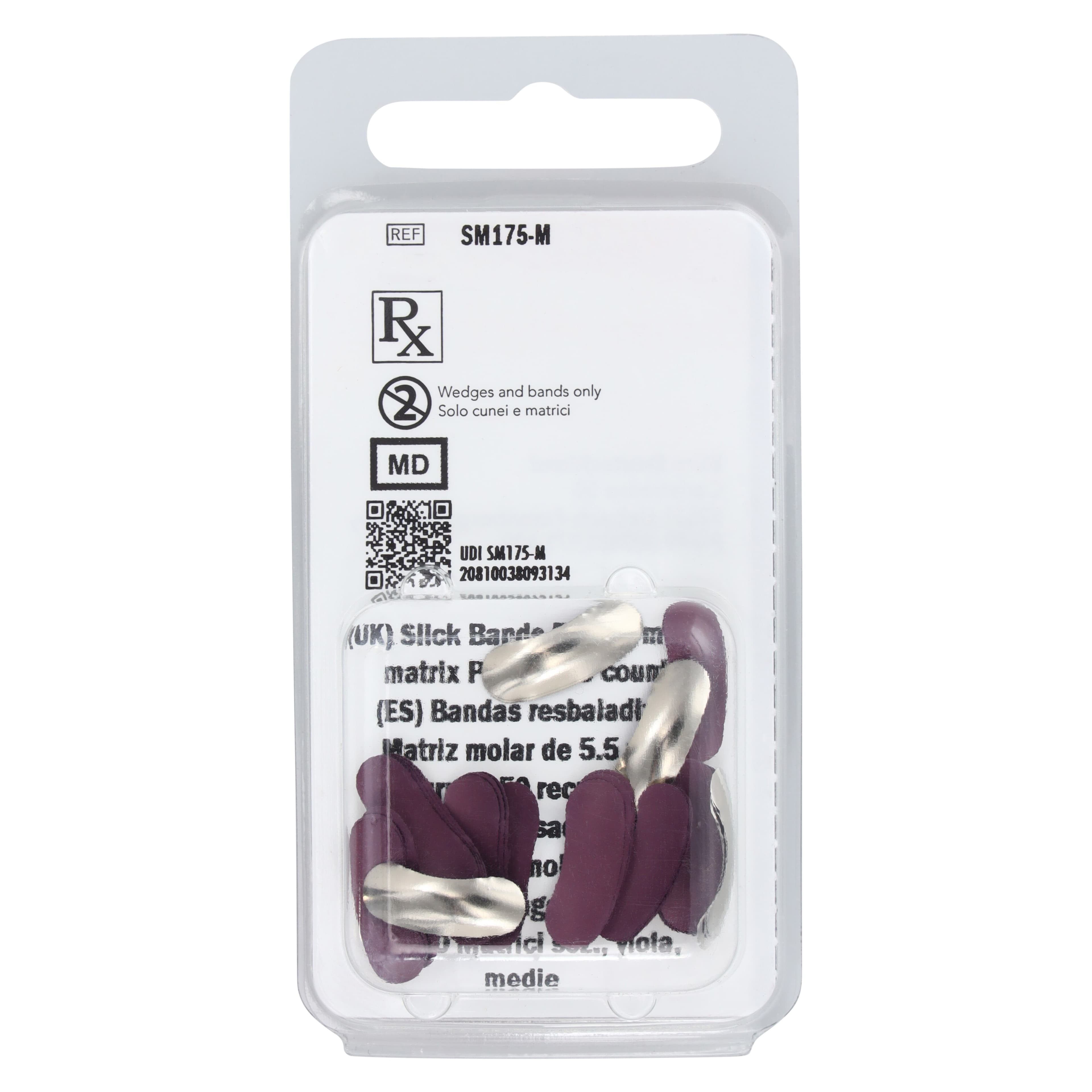 Garrison Dental Slick Bands Sectional Matrix Bands, Small Molar, 5.5 mm, Purple, 50/Box, SM175-M thumbnail 4