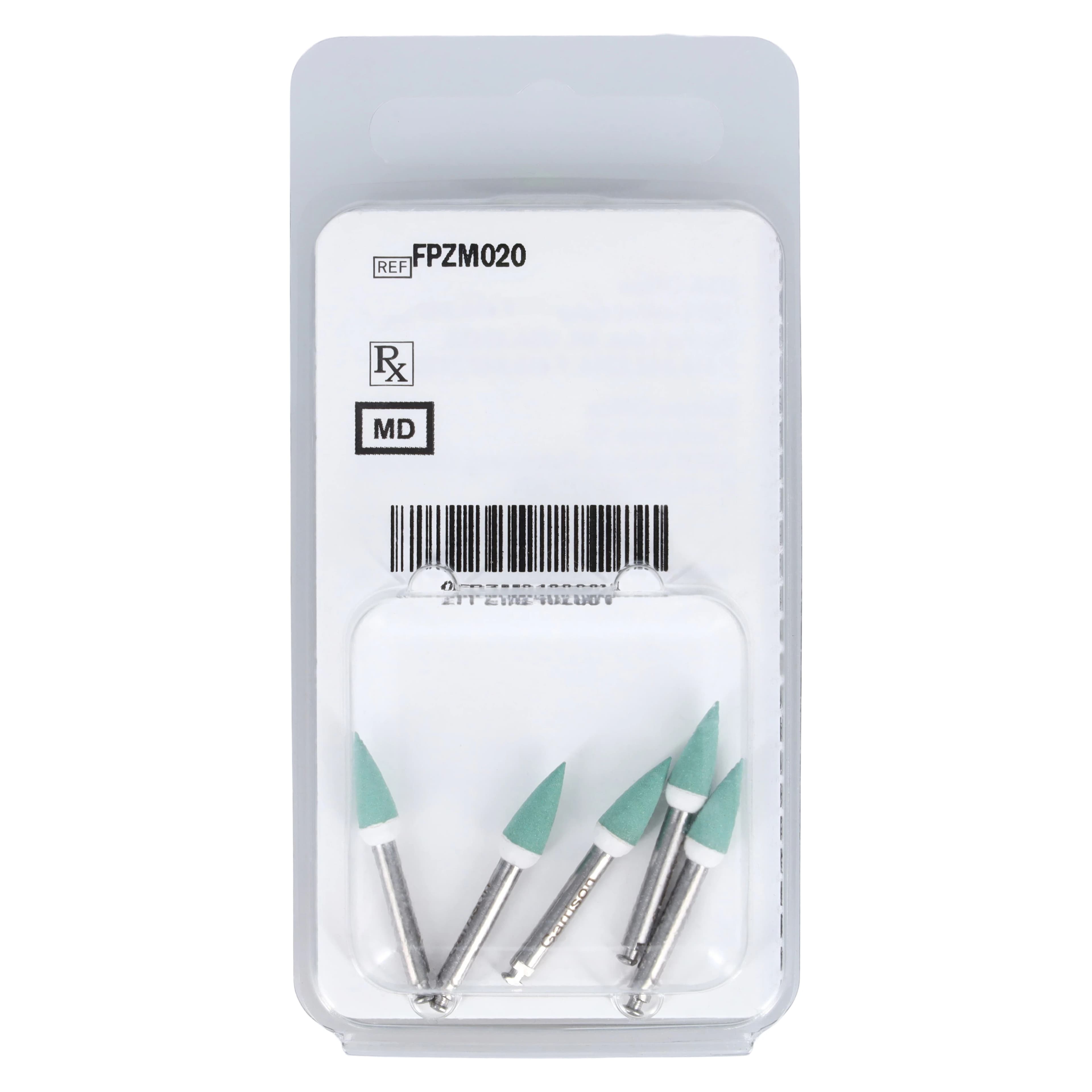Garrison eZr Green Medium Grit Large Point Polisher (For Smoothing), 5/Pack, FPZM020 thumbnail 4
