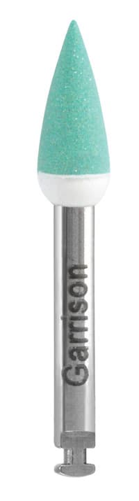 Garrison eZr Green Medium Grit Large Point Polisher (For Smoothing), 5/Pack, FPZM020 - Garrison eZr Green Medium Grit Large Point Polisher (For Smoothing) 5/Pack - Image 1