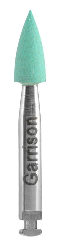 Garrison eZr Green Medium Grit Small Point Polisher (For Smoothing), 5/Pack, FPZM010 - Garrison eZr Green Medium Grit Small Point Polisher (For Smoothing) 5/Pack - Image 1