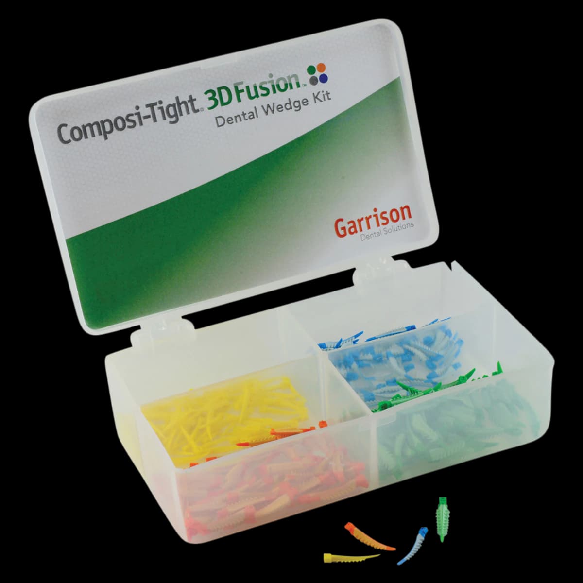 Garrison Composi-Tight® 3D Fusion™ Interproximal Wedge Mini Kit, Assorted Sizes (XS, S, M, L), 200/Kit, FXK4-M thumbnail 2
