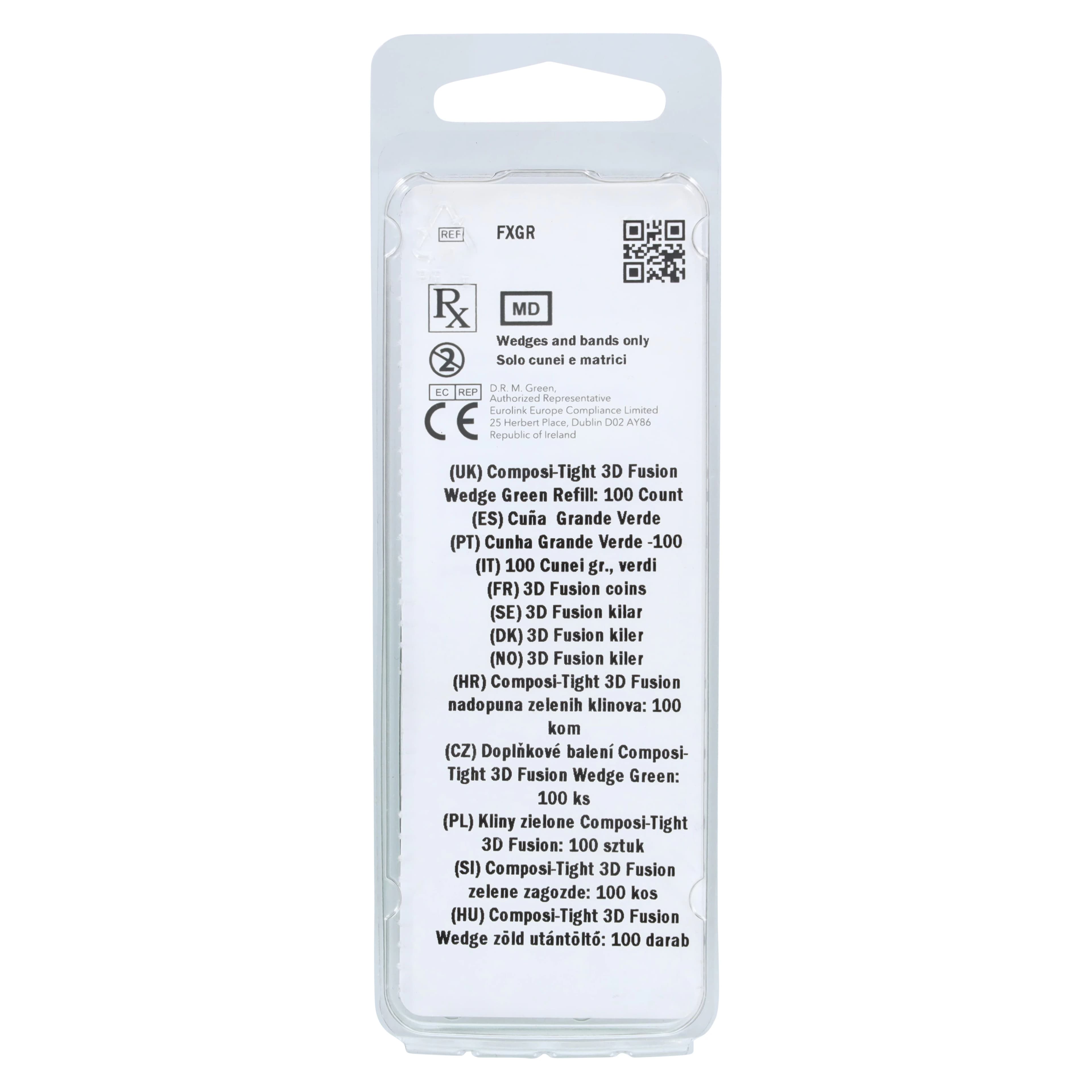 Garrison Composi-Tight 3D Fusion Interproximal Wedge Refills, Large, Green, 100/Pack, FXGR (839-0345) thumbnail 4