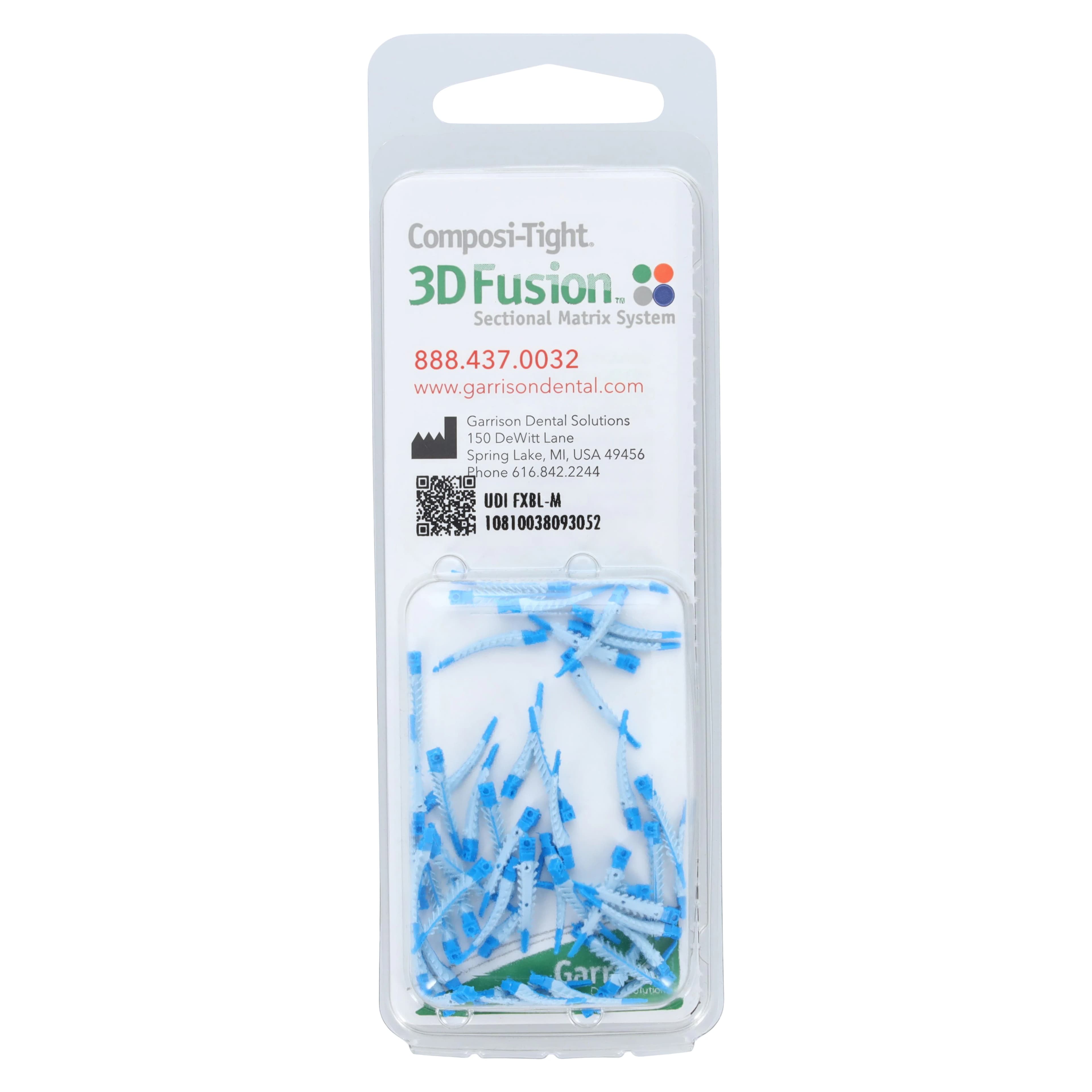 Composi-Tight 3D Fusion Matrix Wedges Refill, Small, Blue, 50/Pk thumbnail 3