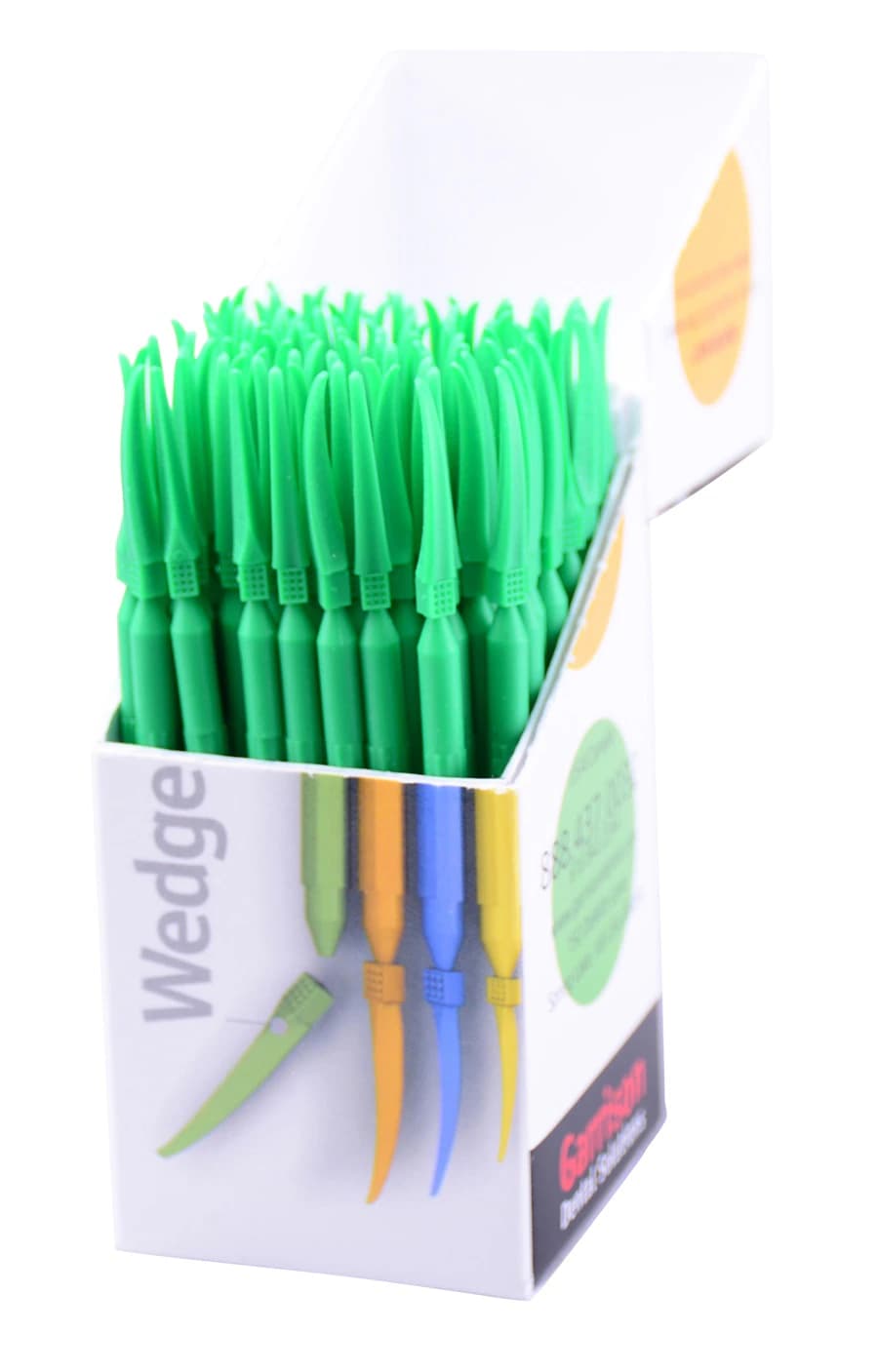 Garrison Dental Solutions Wedge Wands Anatomical Interproximal Wedges, Large (Green), 100/Pack - Wedge Wands Green Lg 100/pk - Image 1