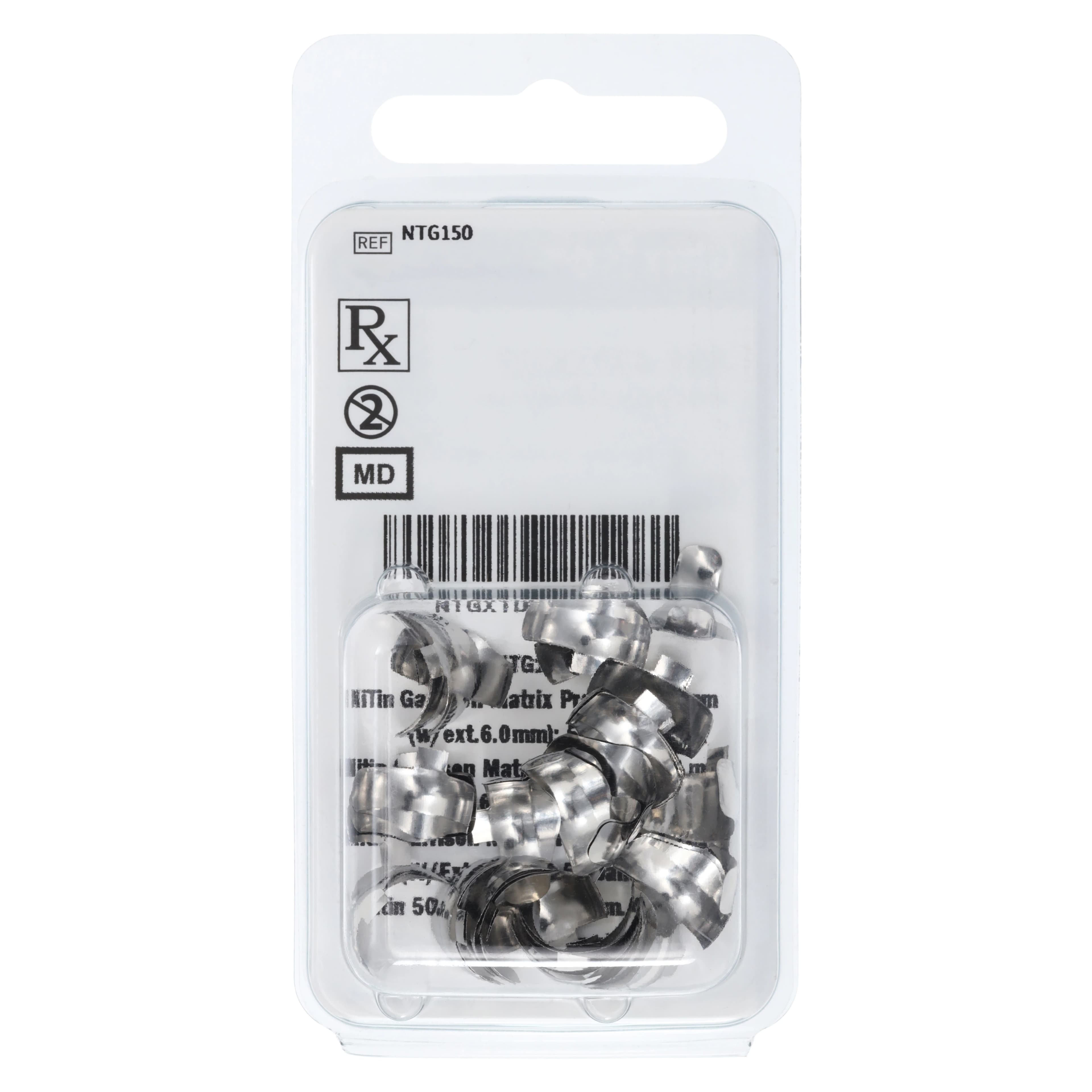 Garrison NiTin™ Sectional Matrix Bands, Premolar 4.1mm with Extension, 50/Pack thumbnail 4