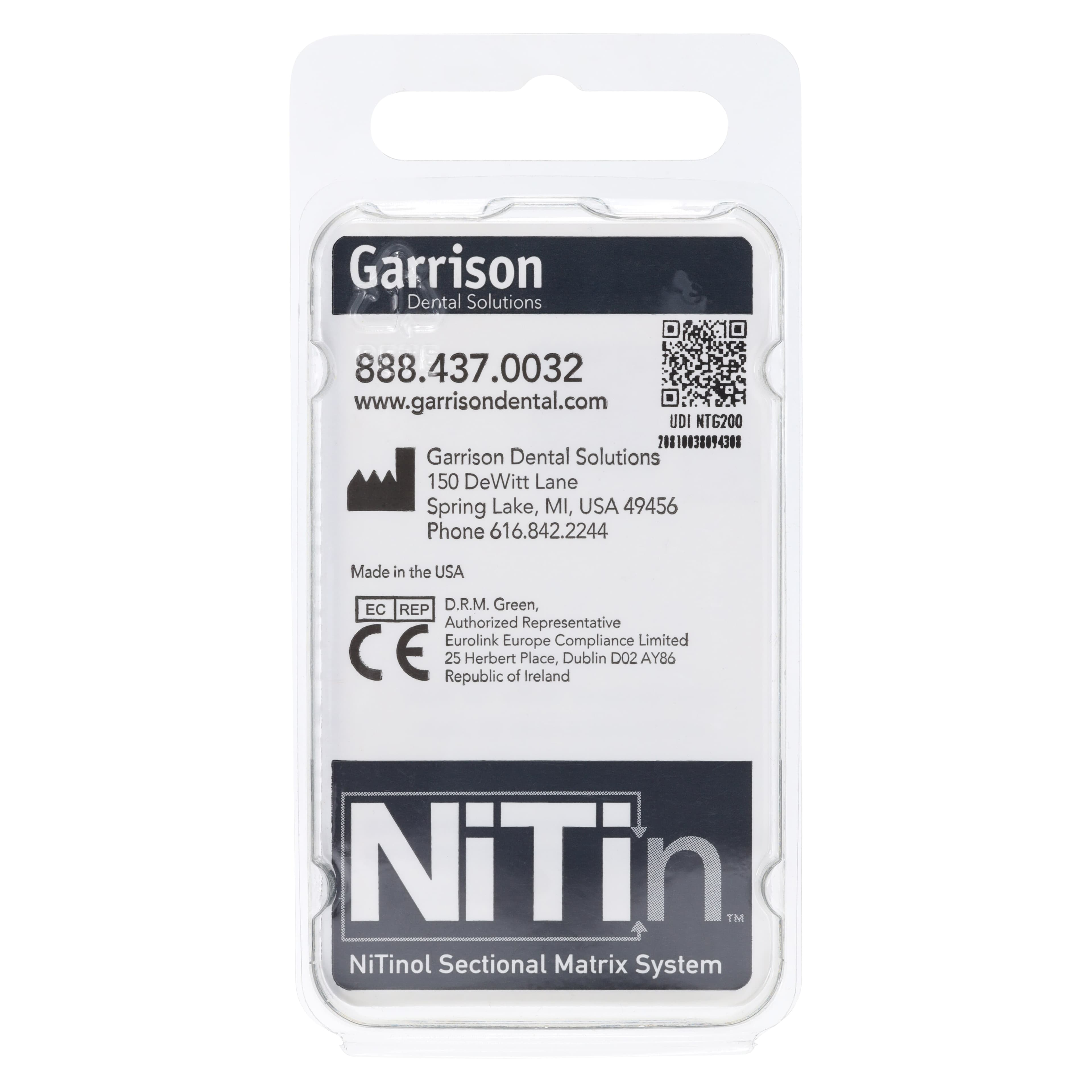 Garrison NiTin™ Sectional Matrix Bands, Tall Molar 5.4mm with Extension, 50/Pack thumbnail 3