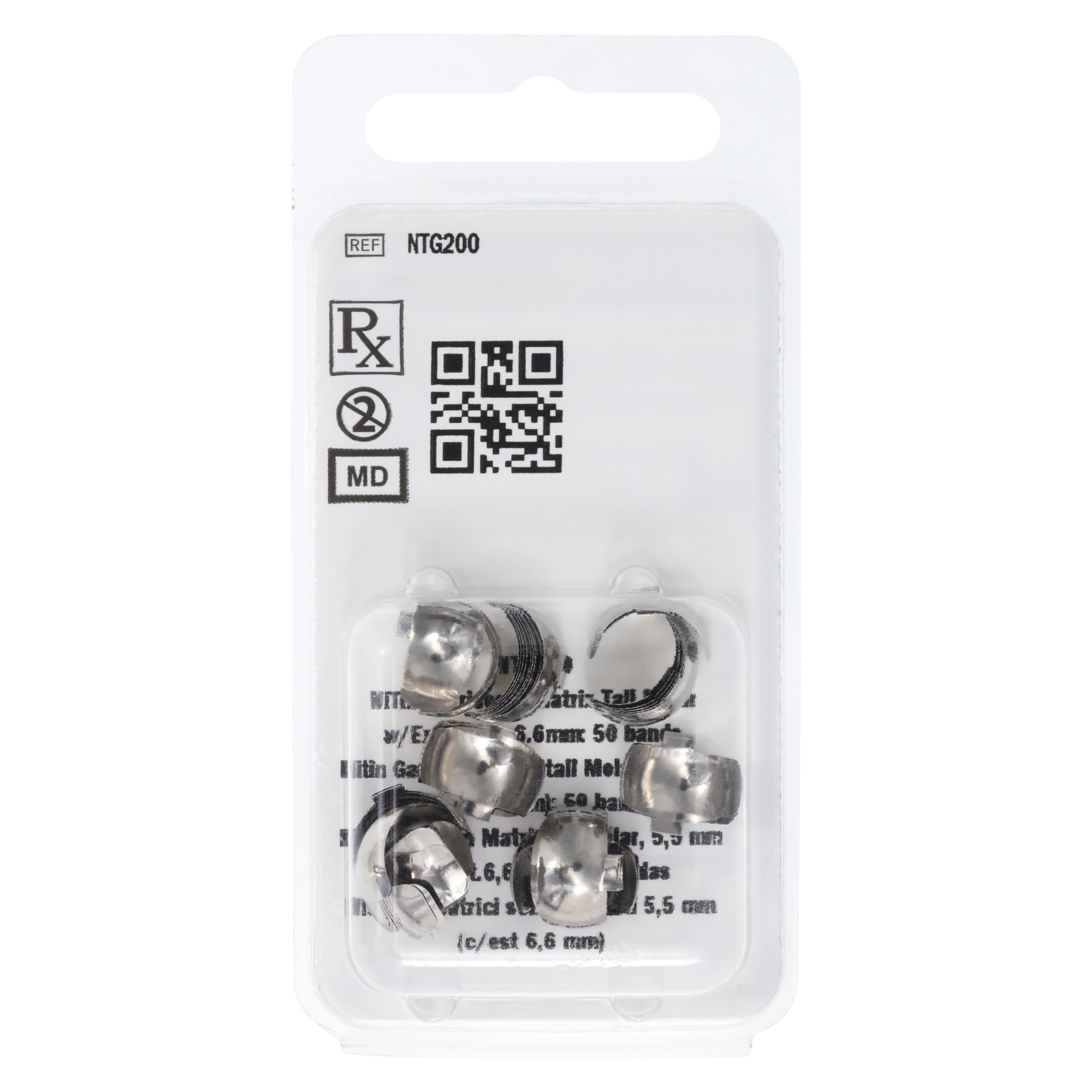 Garrison NiTin™ Sectional Matrix Bands, Tall Molar 5.4mm with Extension, 50/Pack thumbnail 4