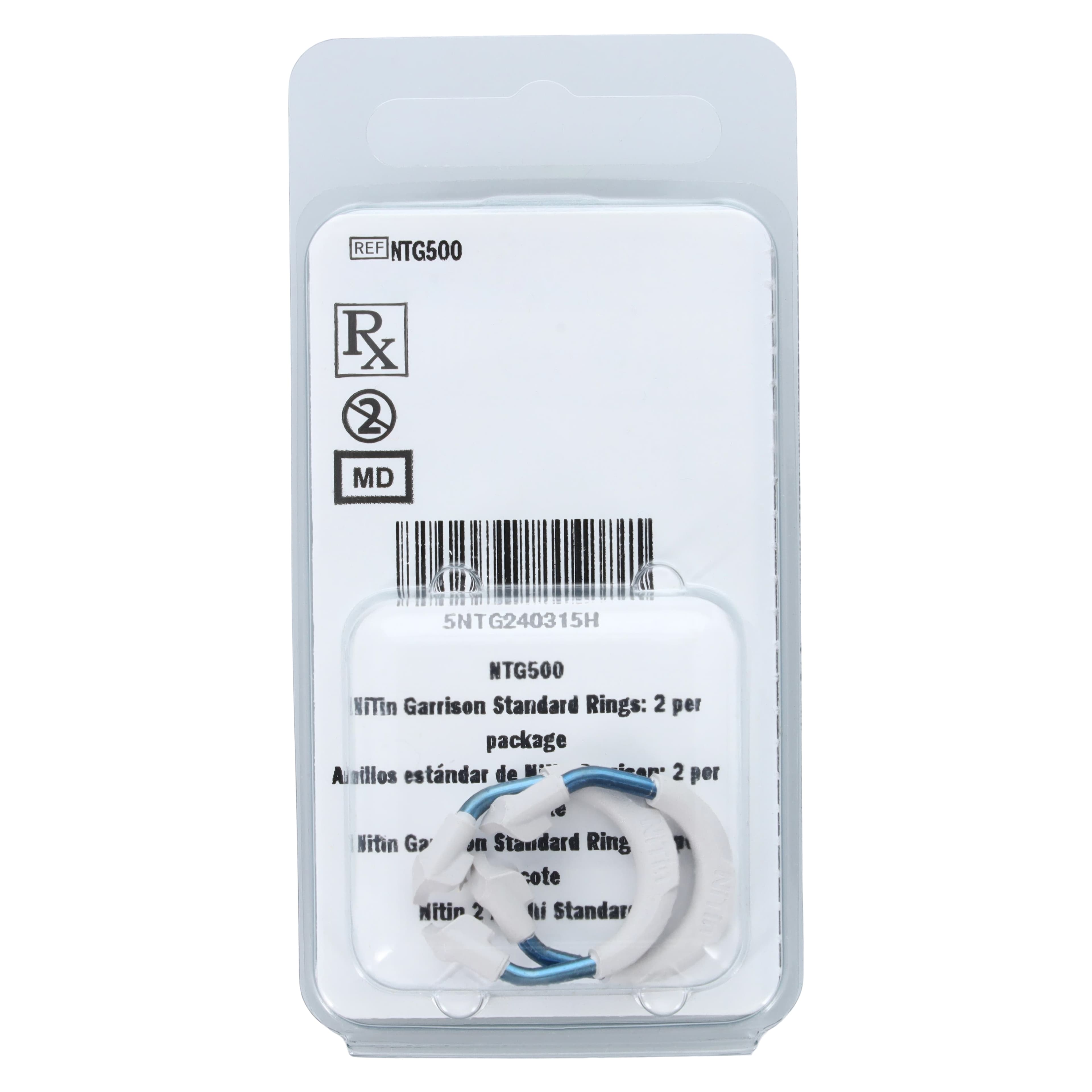 Garrison Dental NiTin Sectional Matrix Separator Rings, Standard (White), 2/Pkg, NTG500 thumbnail 5