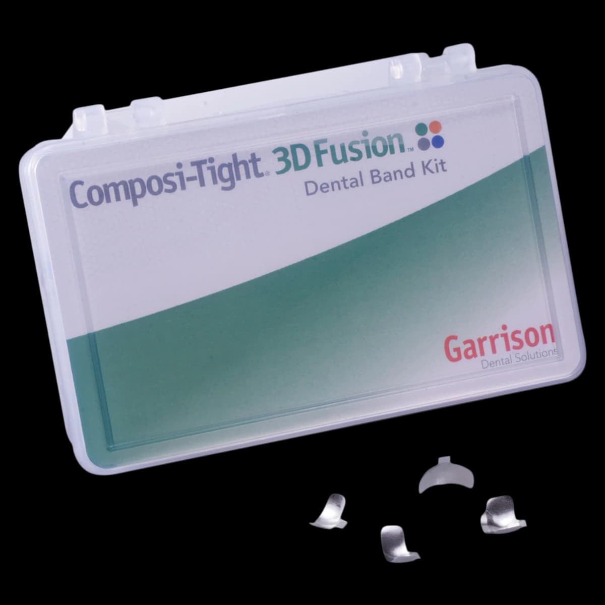 Garrison Composi-Tight 3D Fusion Firm Matrix Bands Mini Kit, 5 Sizes, 150/Pk, FXHB05 - Composi-Tight 3D Fusion Firm Matrix Bands Mini Kit: 150 count in 5 sizes (30 of each size), FXHB05 - Image 1