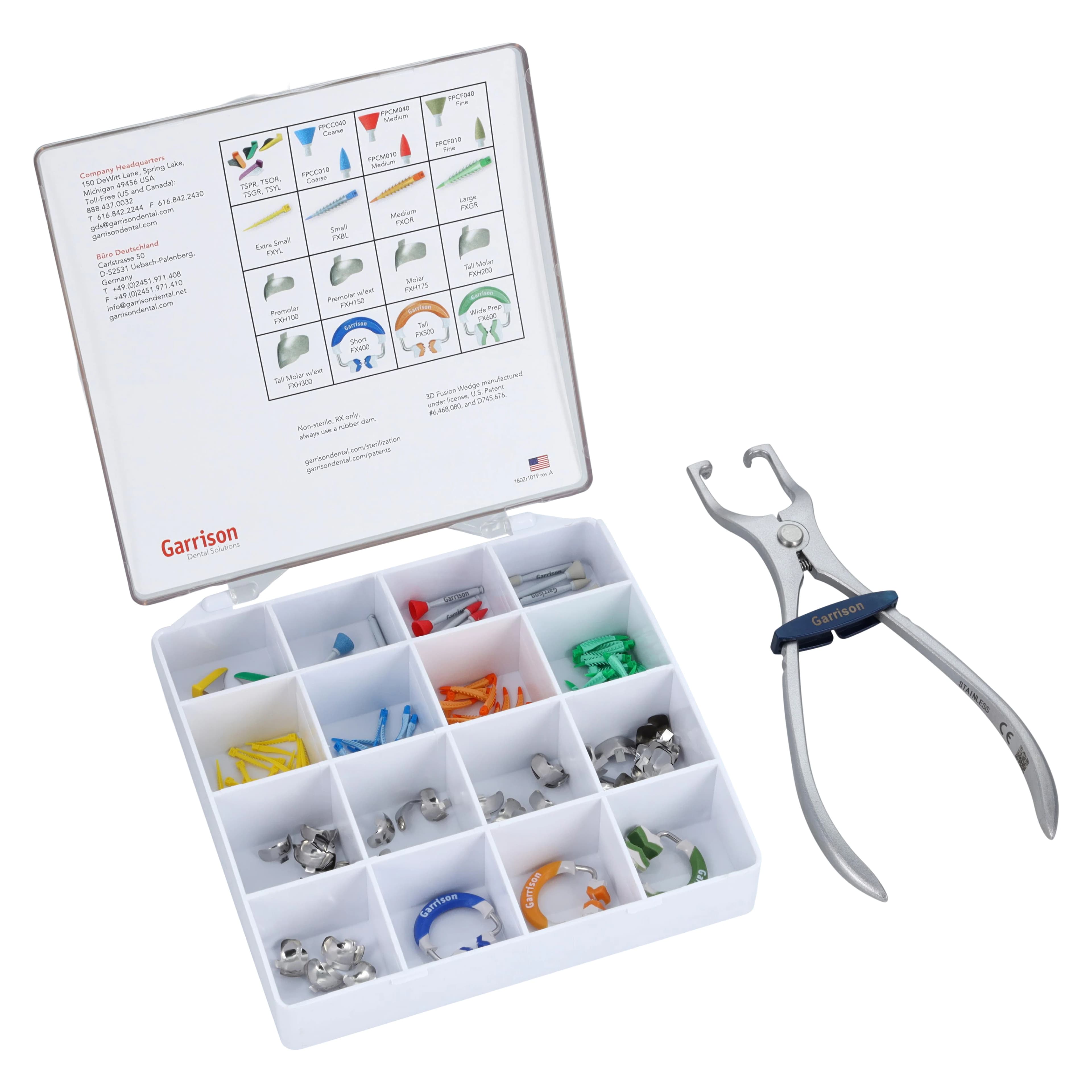 Garrison Composi-Tight® 3D Fusion™ Sectional Matrix System with Firm Bands Kit - Garrison Composi-Tight® 3D Fusion™ Matrix System with Firm Bands - Image 1