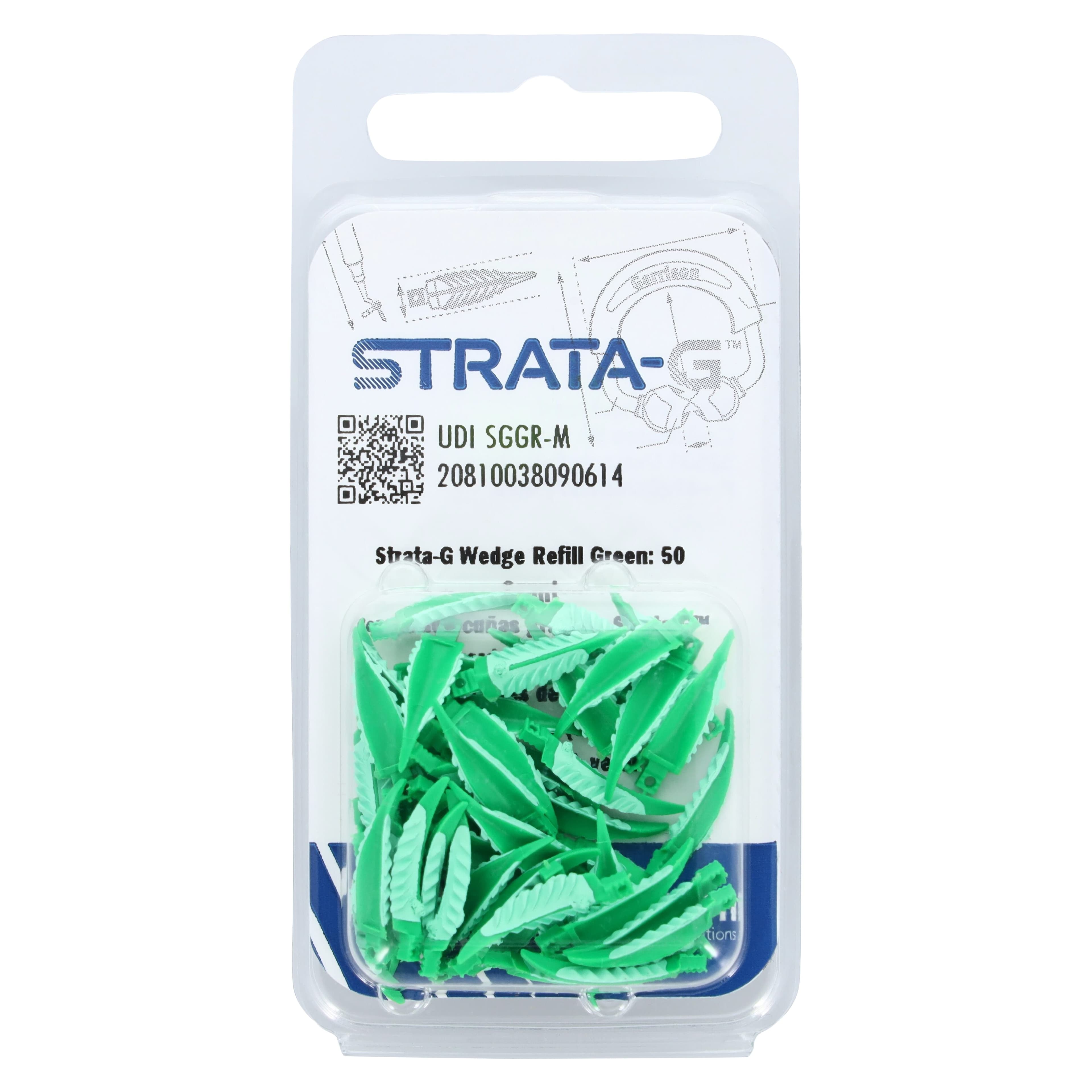Garrison Dental Solutions Strata-G Interproximal Wedge, Large, Green, Refill Pack of 50, SGGR-M thumbnail 3