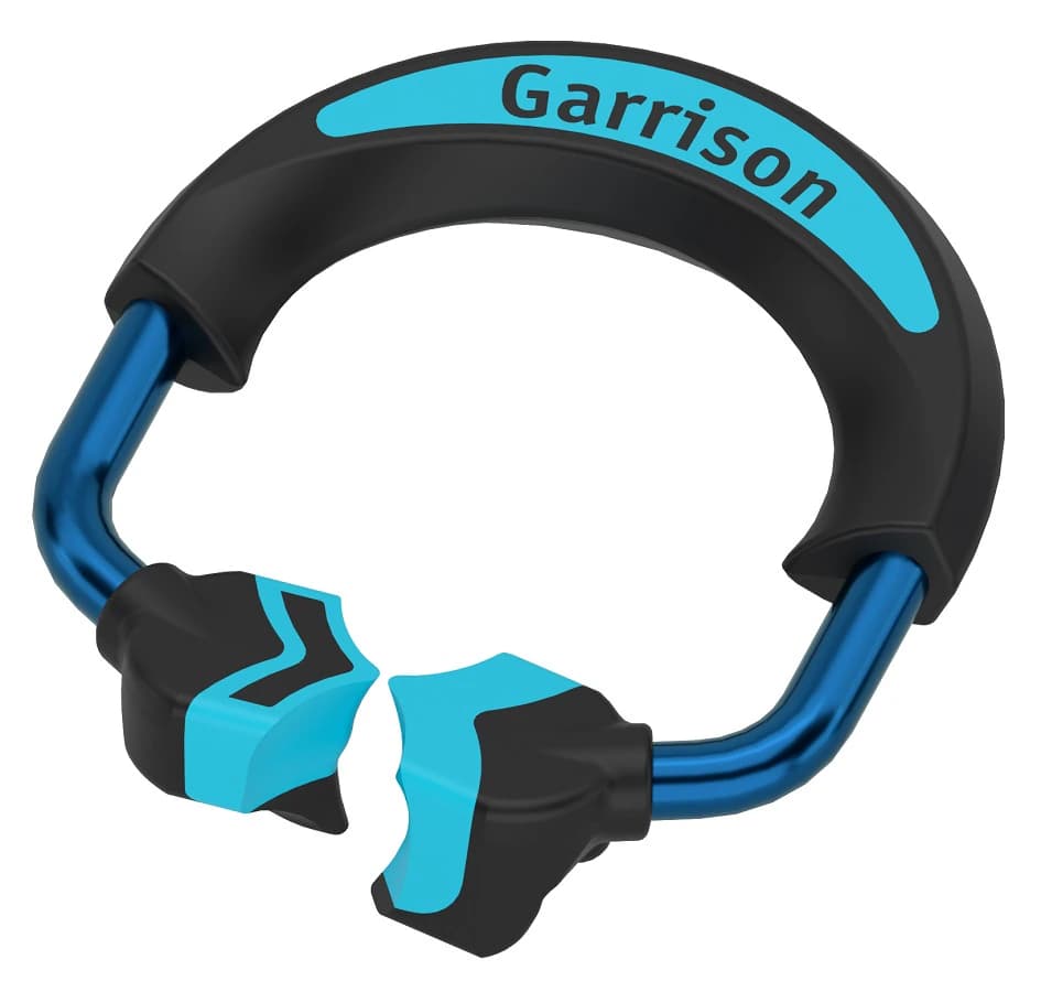 Garrison Quad Matrix System Short Quad Rings, Blue, Right/Left Pair, 2/Pack, Q400 - Garrison Quad Rings Short 2/Pack - Image 1