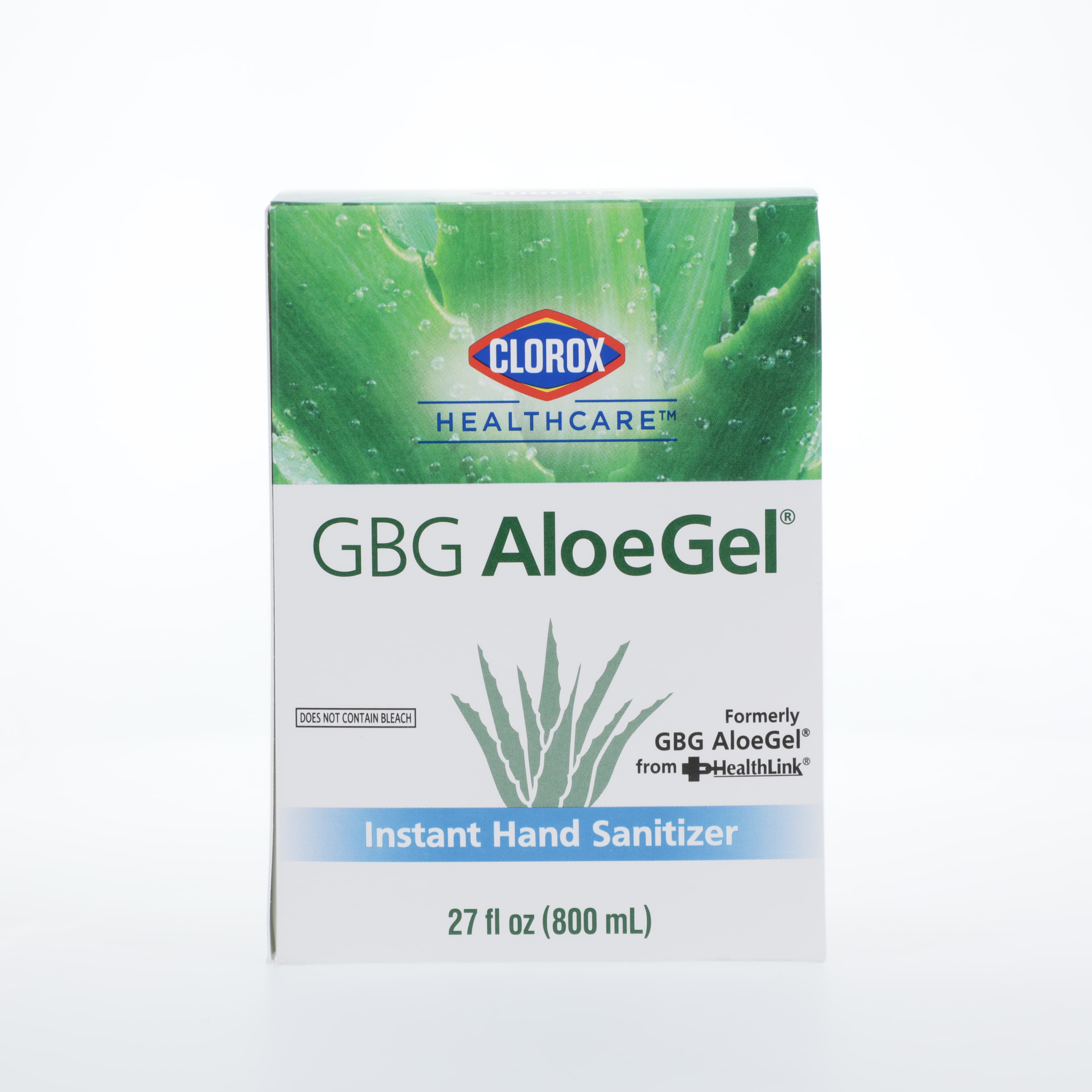 GBG AloeGel Instant Hand Sanitizer, 800 mL (27.05 oz) Bag-In-Box, 12/Case thumbnail 3