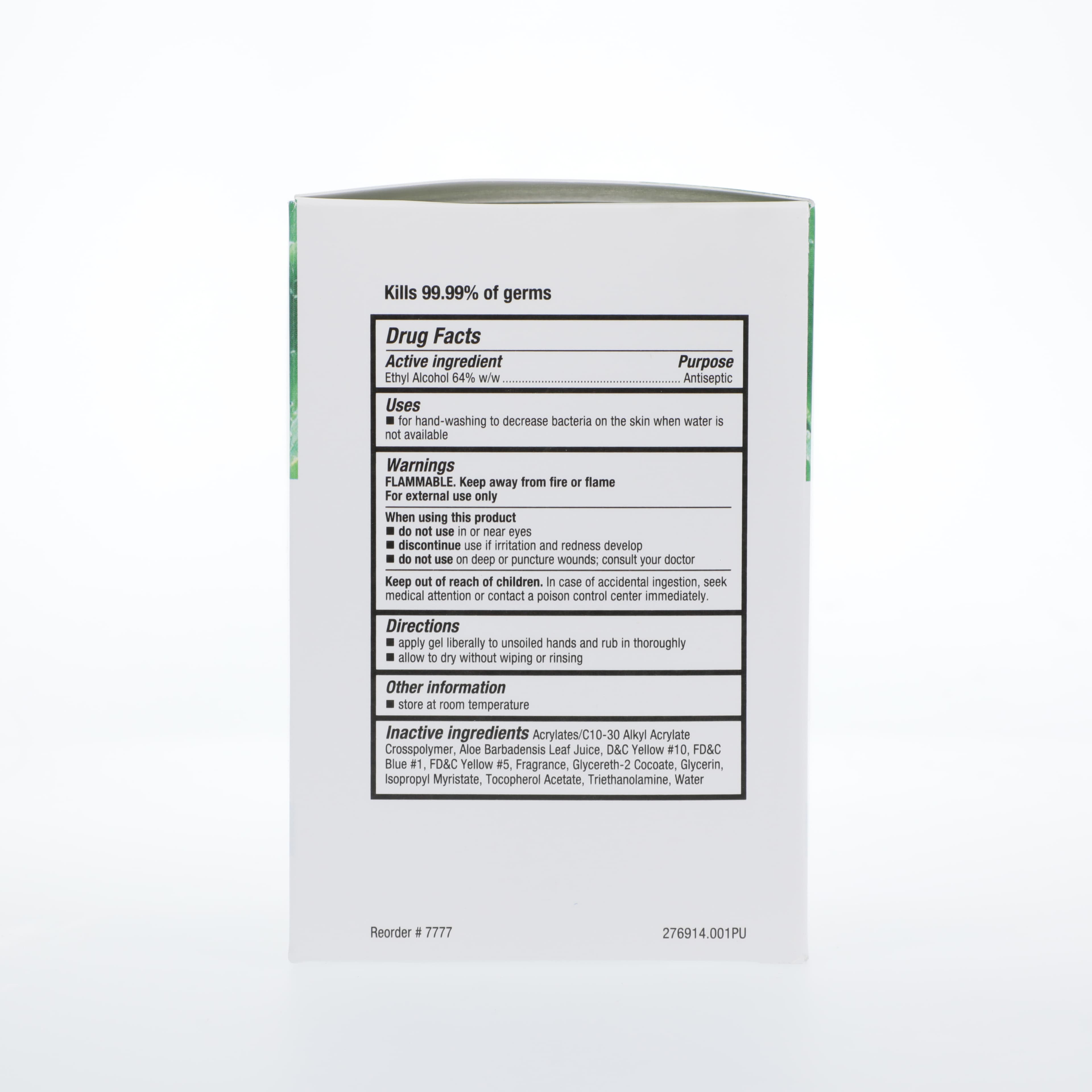 GBG AloeGel Instant Hand Sanitizer, 800 mL (27.05 oz) Bag-In-Box, 12/Case thumbnail 4