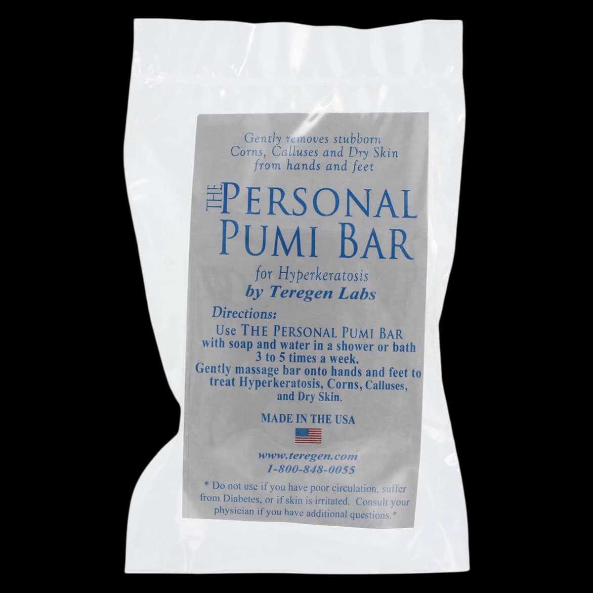 Teregen Labs Personal Pumi Bar Pumice Bar, 1" Size, 50/Box - Pumi Bars 1" - Image 1