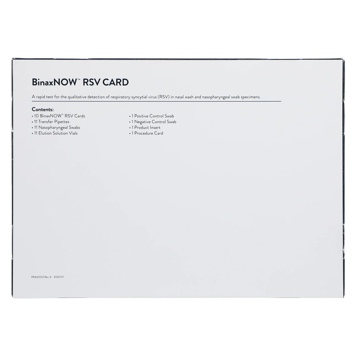 BinaxNOW RSV Test Kit, CLIA Waived, For Children Under 5 Years, 10 Tests/Kit thumbnail 6