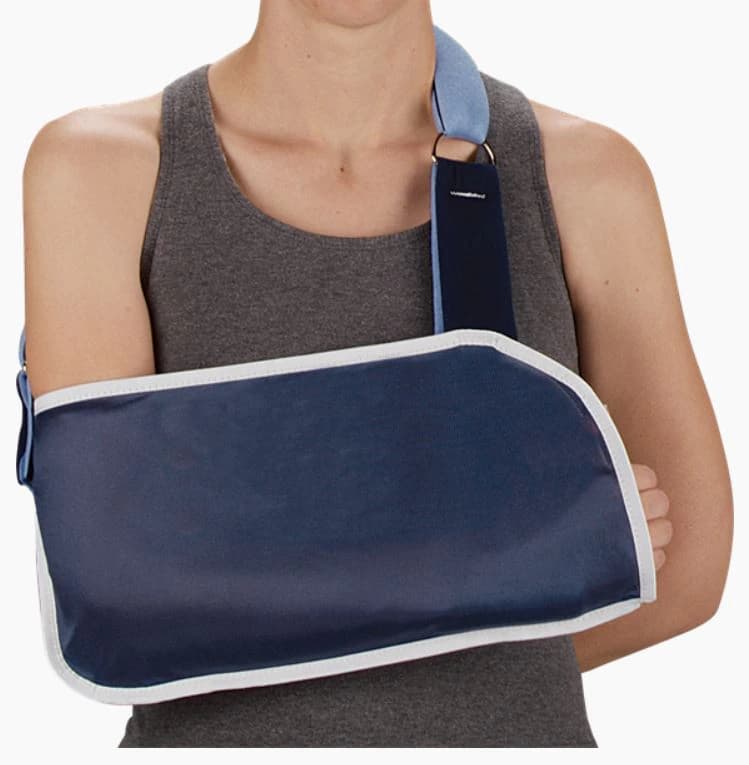 DeRoyal Sling Arm Immobilizer, Universal Size, Adult, Lightweight Polyester, 8x19" - Sling Arm Universal Sz - Image 1