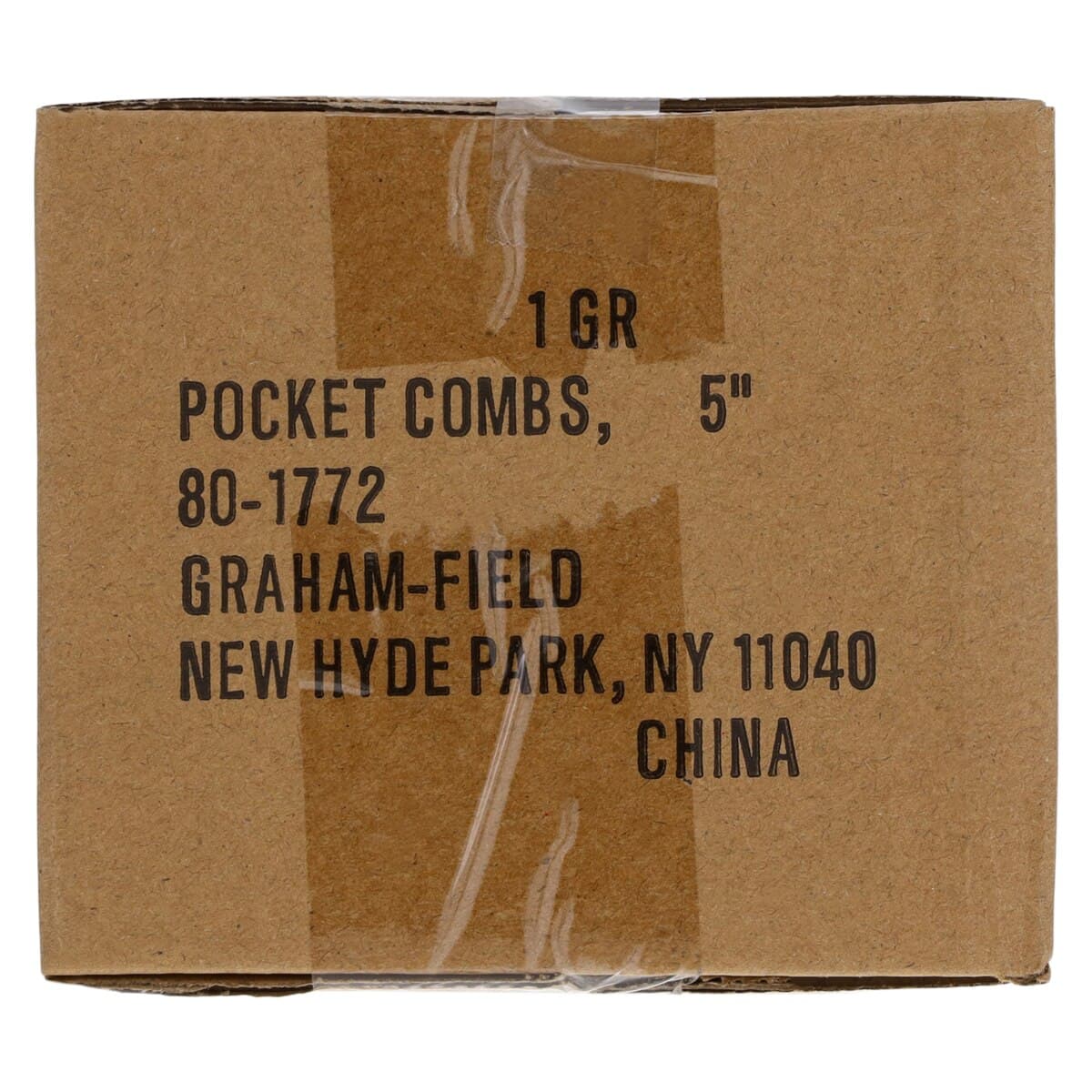 Graham-Field Plastic Comb, 5-inch, Coarse/Fine Teeth, Black, 144/Box thumbnail 4