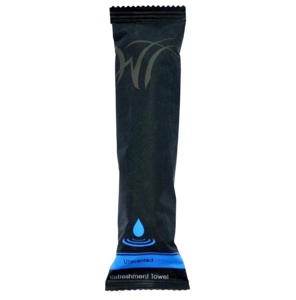 White Towel Services Refreshment Towels, 9" x 9", Unscented, 500/Pkg, R09-UN-500 - White Towel Services Refreshment Towels - Image 1
