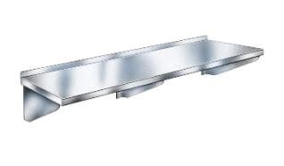 Blickman Industries Wall Shelf, Stainless Steel - Shelf Wall Stainless Steel - Image 1